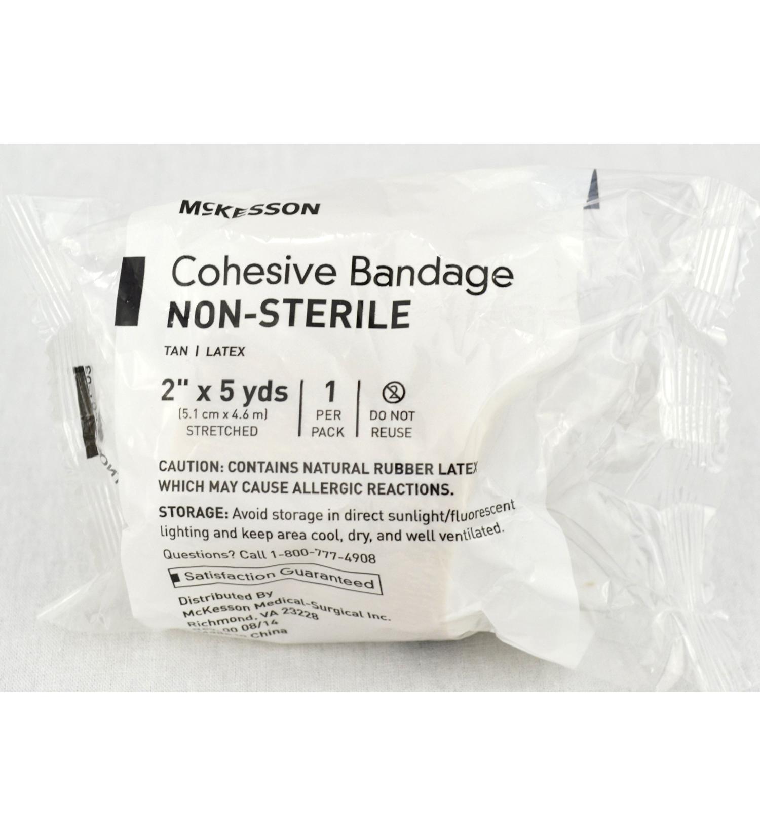Mckesson Cohesive Self Adherent Bandage 2"X5Yds Nonsterile Tan - Model 16-3202