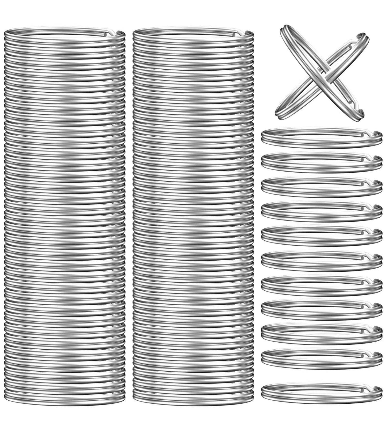 200PCS Split Key Rings Bulk for Keychain and Crafts Keychain Rings (Silver 25mm) 1 200Pack silver - Buy Online on GoSupps.com
