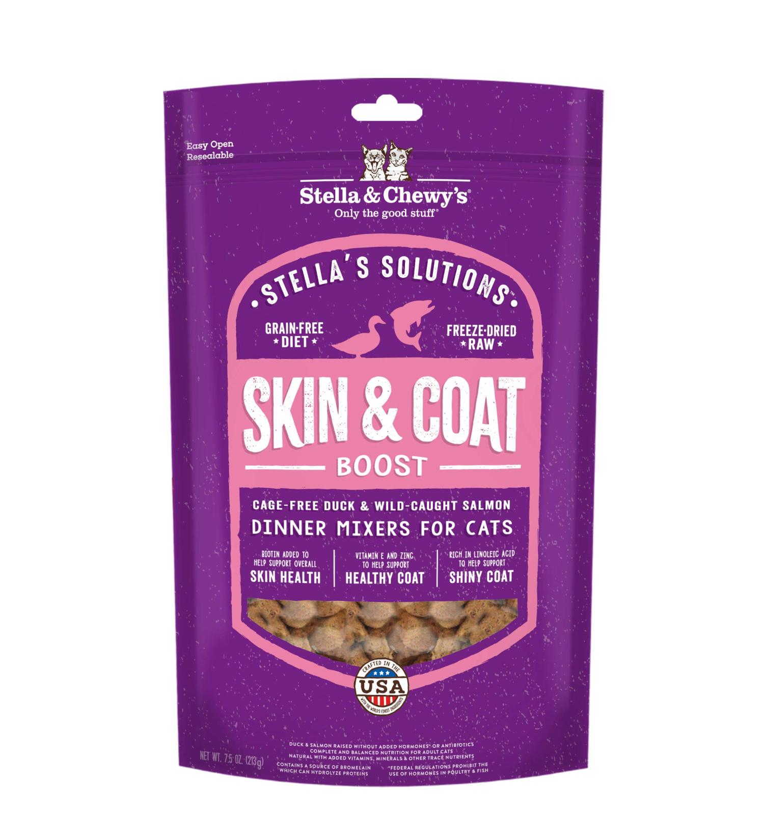 Stella & Chewy's Stella's Solutions Cat 7.5oz - Duck & Salmon | Pack of 1 - Buy Online on GoSupps.com