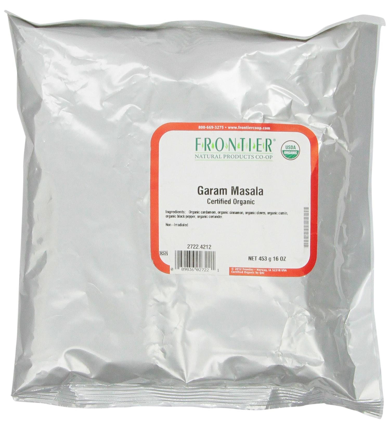 Frontier Garam Masala Organic 16 oz Bag - Authentic Indian Spice Blend - Buy Online on GoSupps.com