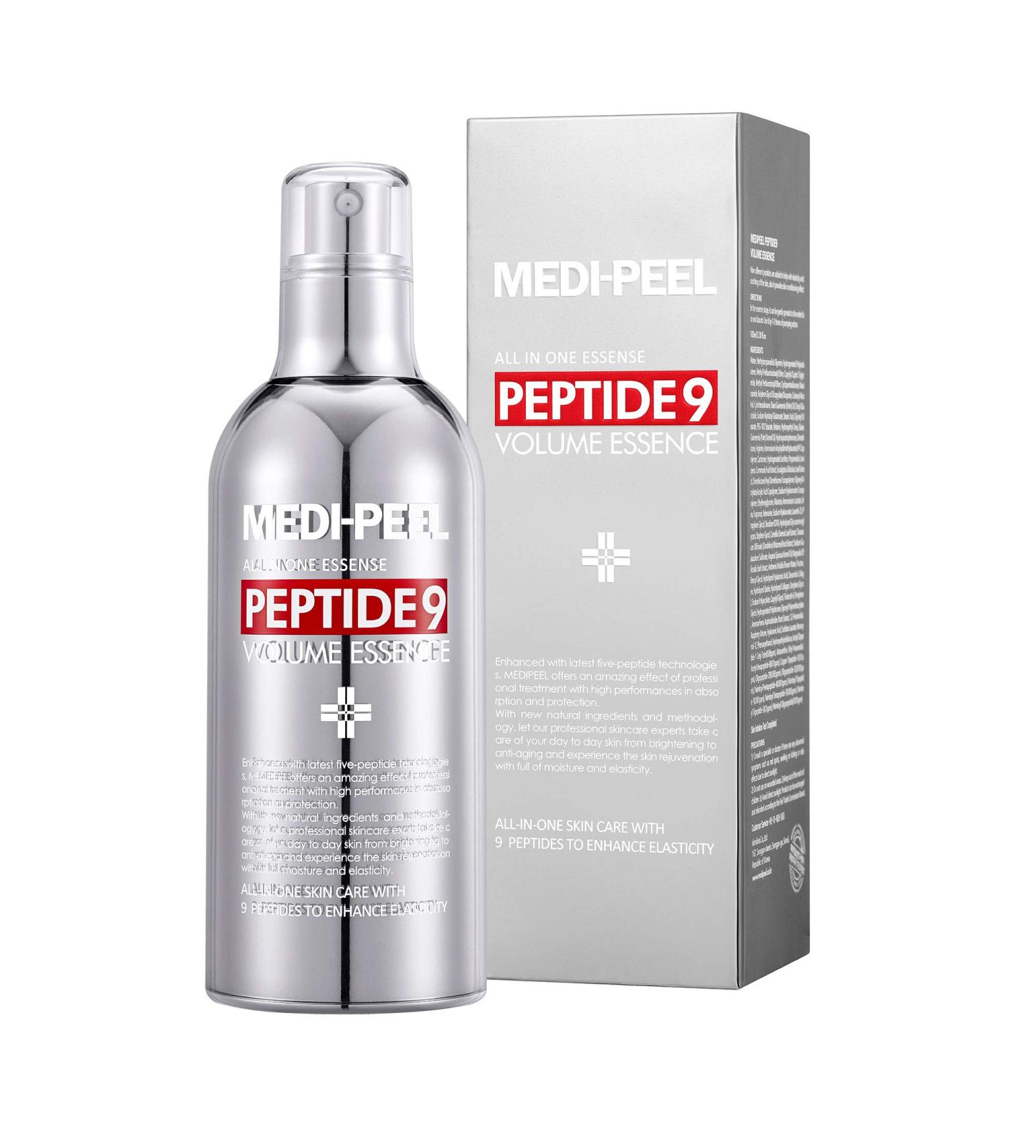 MEDI-PEEL Peptide 9 Volume Essence 3.38 fl.oz. | Anti-Wrinkle Collagen Formula | Korean Skincare - Buy Online on GoSupps.com