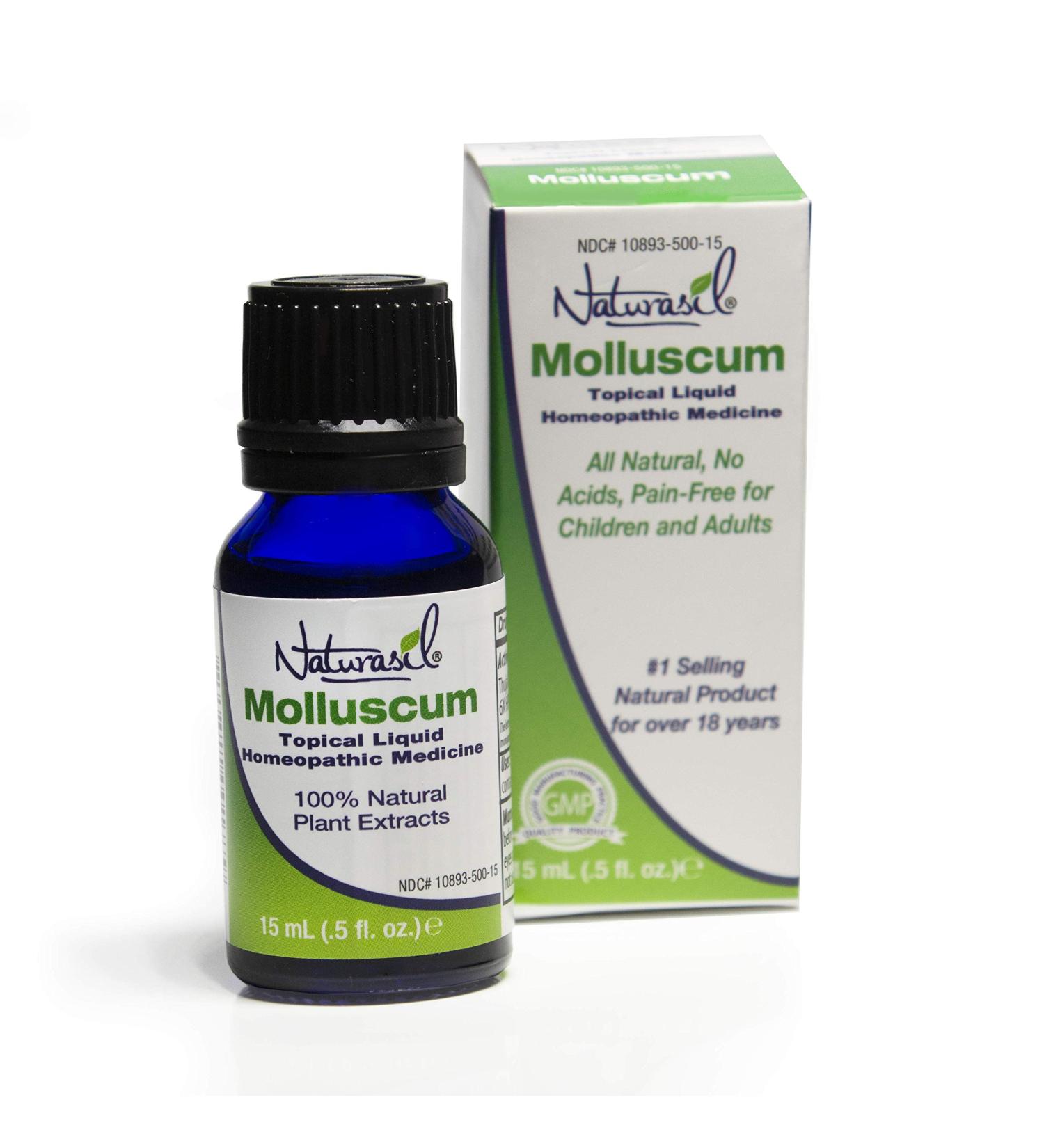 Naturasil for Molluscum - All Natural, Pain-Free Treatment for Children and Adults - Iodine Free - Made in USA | 15ml Bottle - Buy Online on GoSupps.com