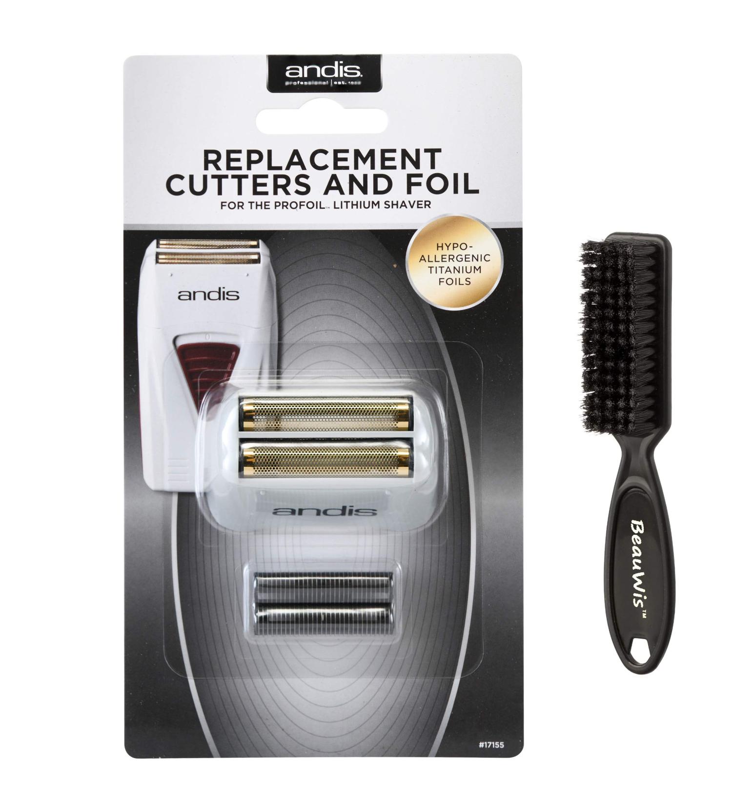 Andis Pro Shaver No.17155 Replacement Titanium Foil & Inner Cutters | Bonus BeauWis Blade Brush | Fast International Shipping - Buy Online on GoSupps.com