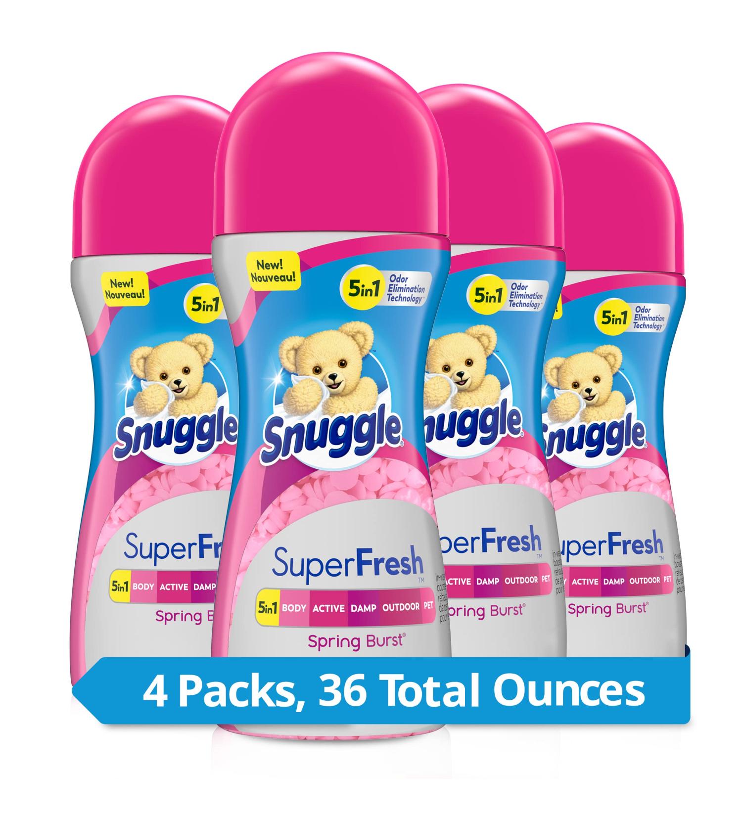 Snuggle Scent Shakes SuperFresh Spring Burst In-Wash Scent Booster Beads 9 oz (Pack of 4) - Buy Online on GoSupps.com