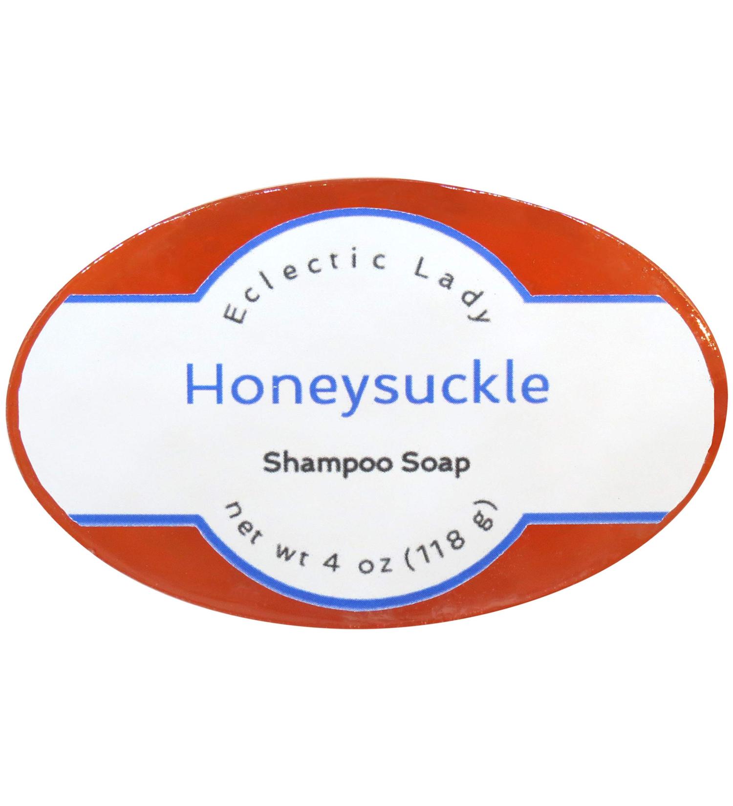 Eclectic Lady Honeysuckle Shampoo Soap Bar - Argan Oil Silk & Honey Protein - 4 oz Natural Hair Care - Buy Online on GoSupps.com