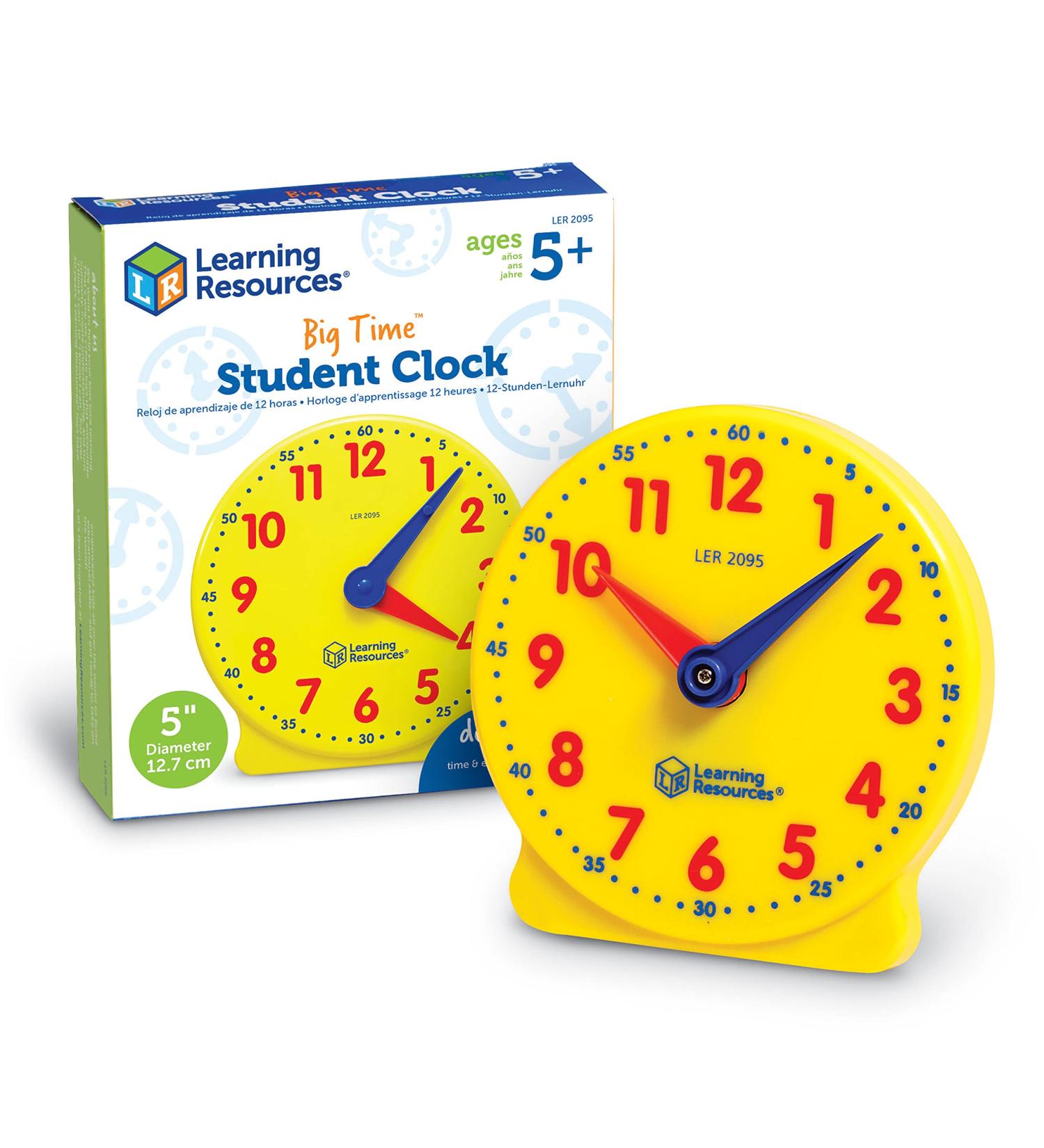 Big Time Learning 12-Hour Learning Watch - Interactive Clock for Kids | Educational Time Management Tool for Children Aged 5+ - Buy Online on GoSupps.com