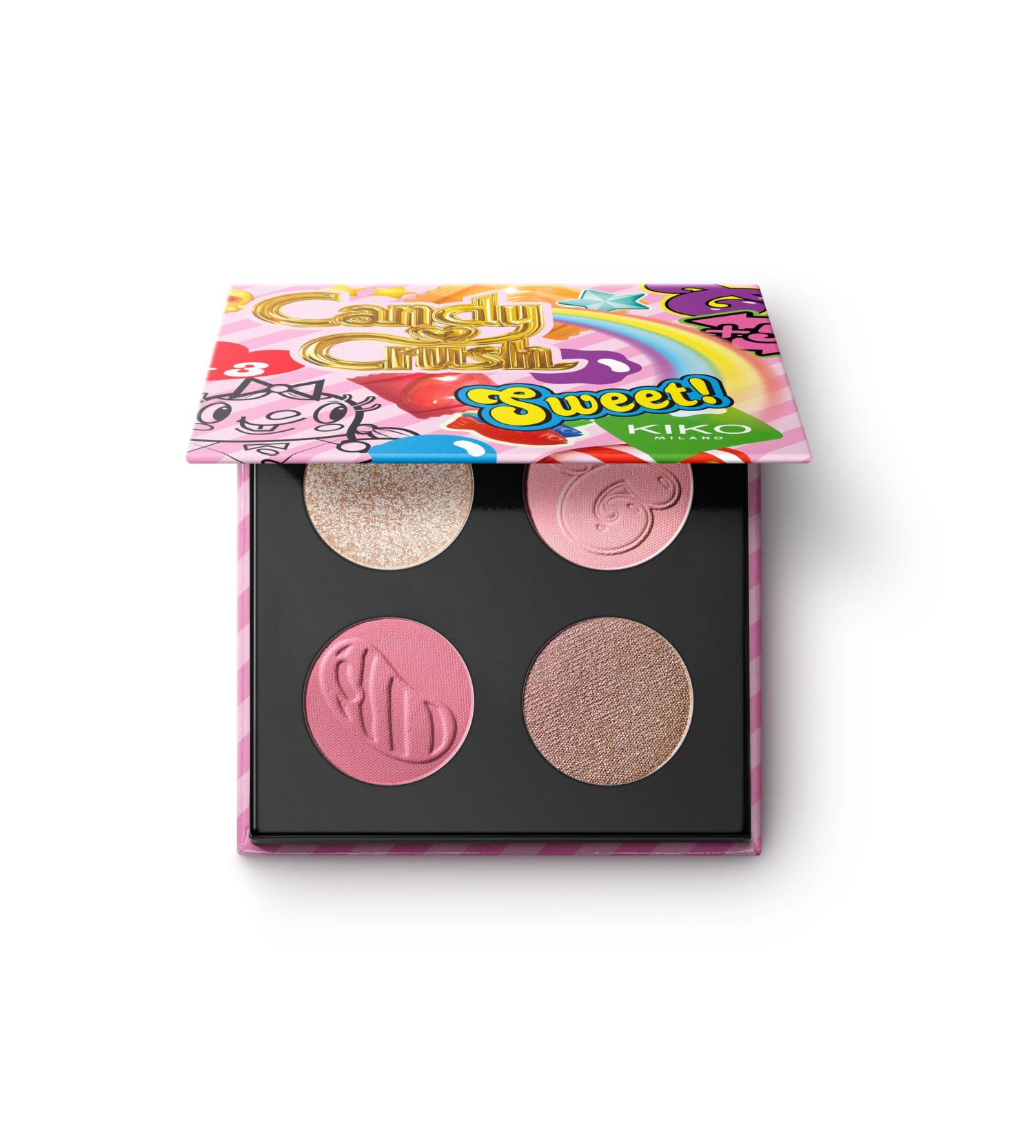  Kiko Milano KIKO Milano Candy Crush Multi Finish Eyeshadow Palette 02 4 Eyeshadow Palette with Matte Metallic and Shiny Finishes - Buy Online on GoSupps.com