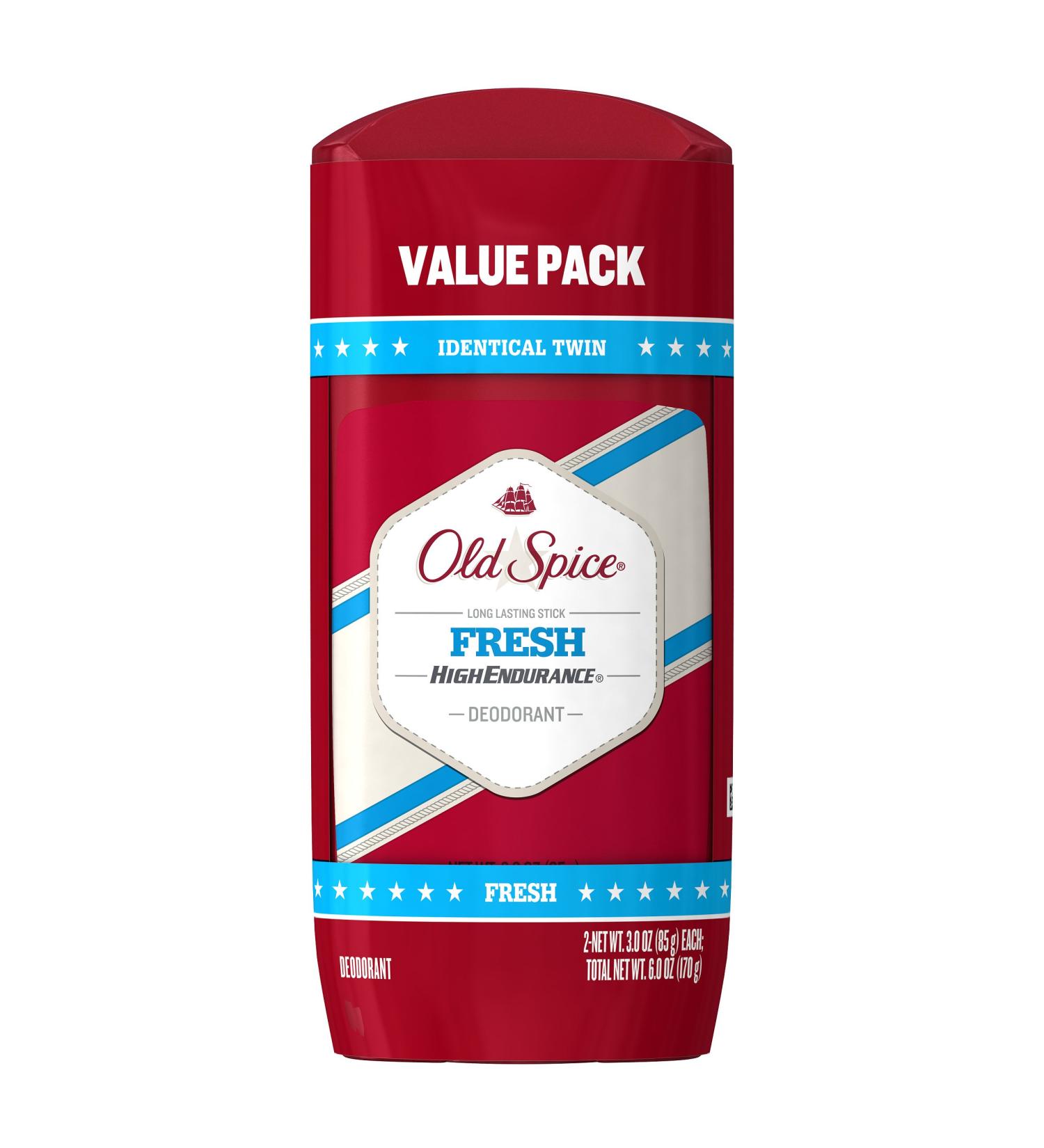 Old Spice High Endurance Fresh Scent Men's Deodorant Stick - 3.0 Oz (2 Pack) - Buy Online on GoSupps.com