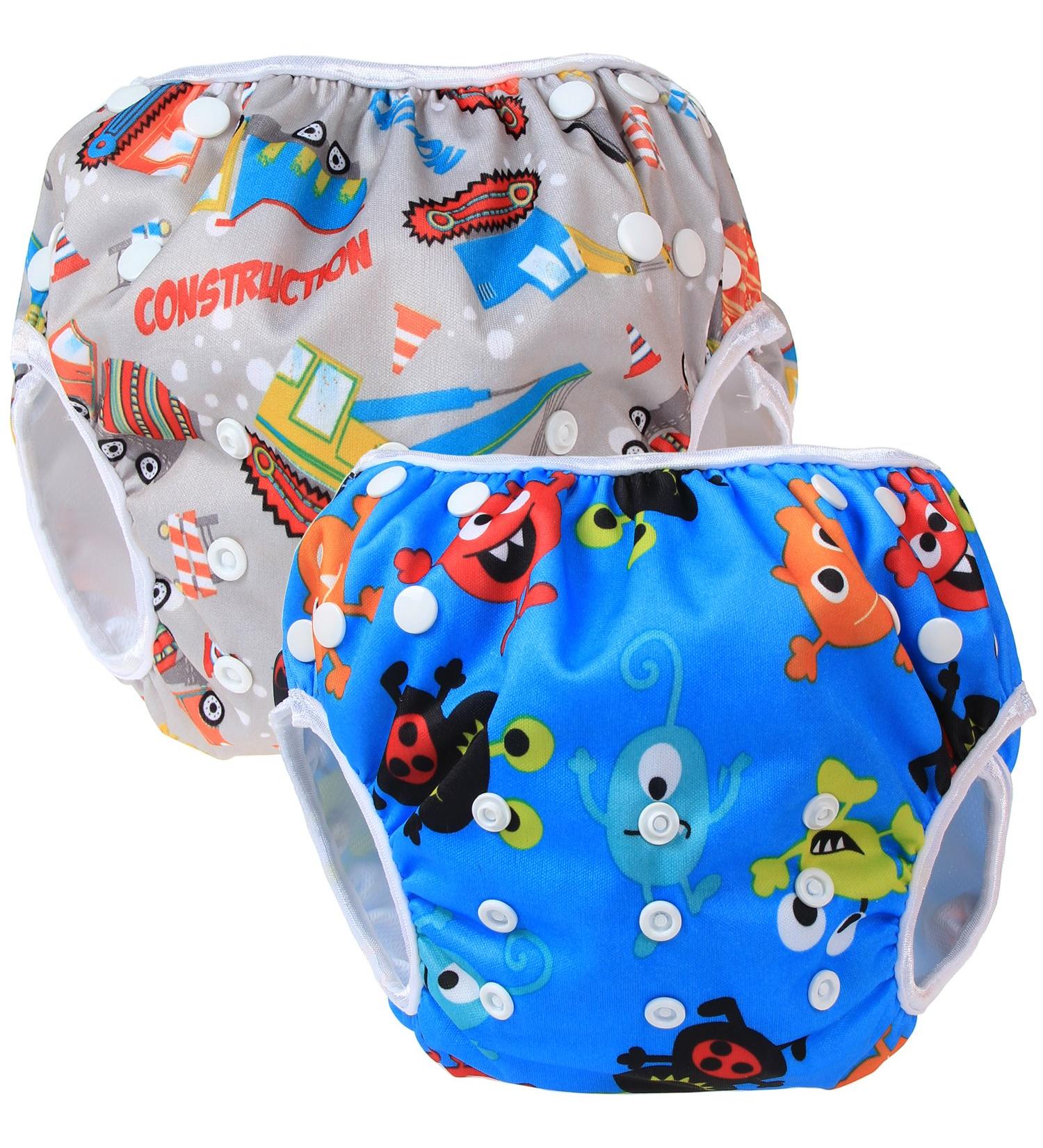 Teamoy 2-Pack Adjustable Baby Swimming Trunks for Lessons or Holidays - Buy Online on GoSupps.com