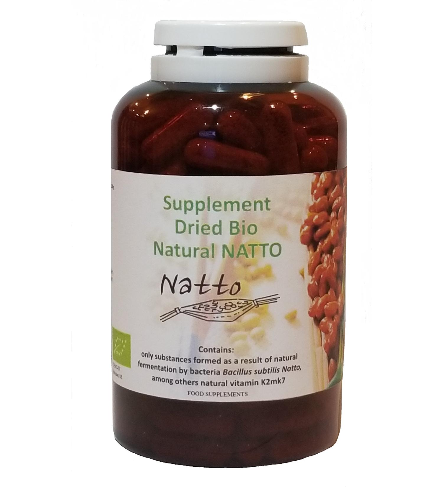 NATTO BIO 4in1 - Vitamin K2 MK7, Nattokinase, Probiotics, Soy Isoflavones - 120 Capsules - Buy Online on GoSupps.com