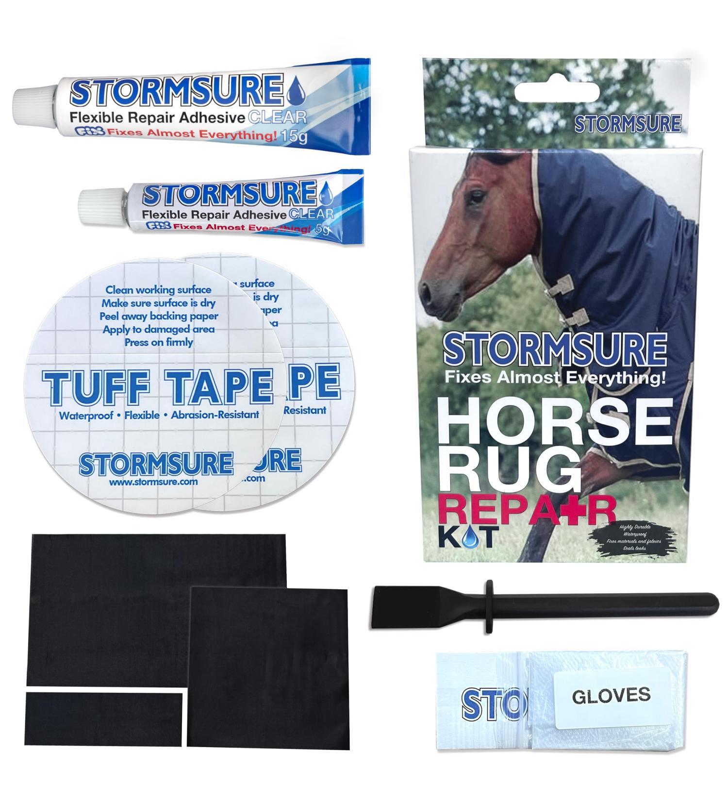 Stormsure Horse Rug Repair Kit: Strong Durable Waterproof Repair - Buy Online on GoSupps.com