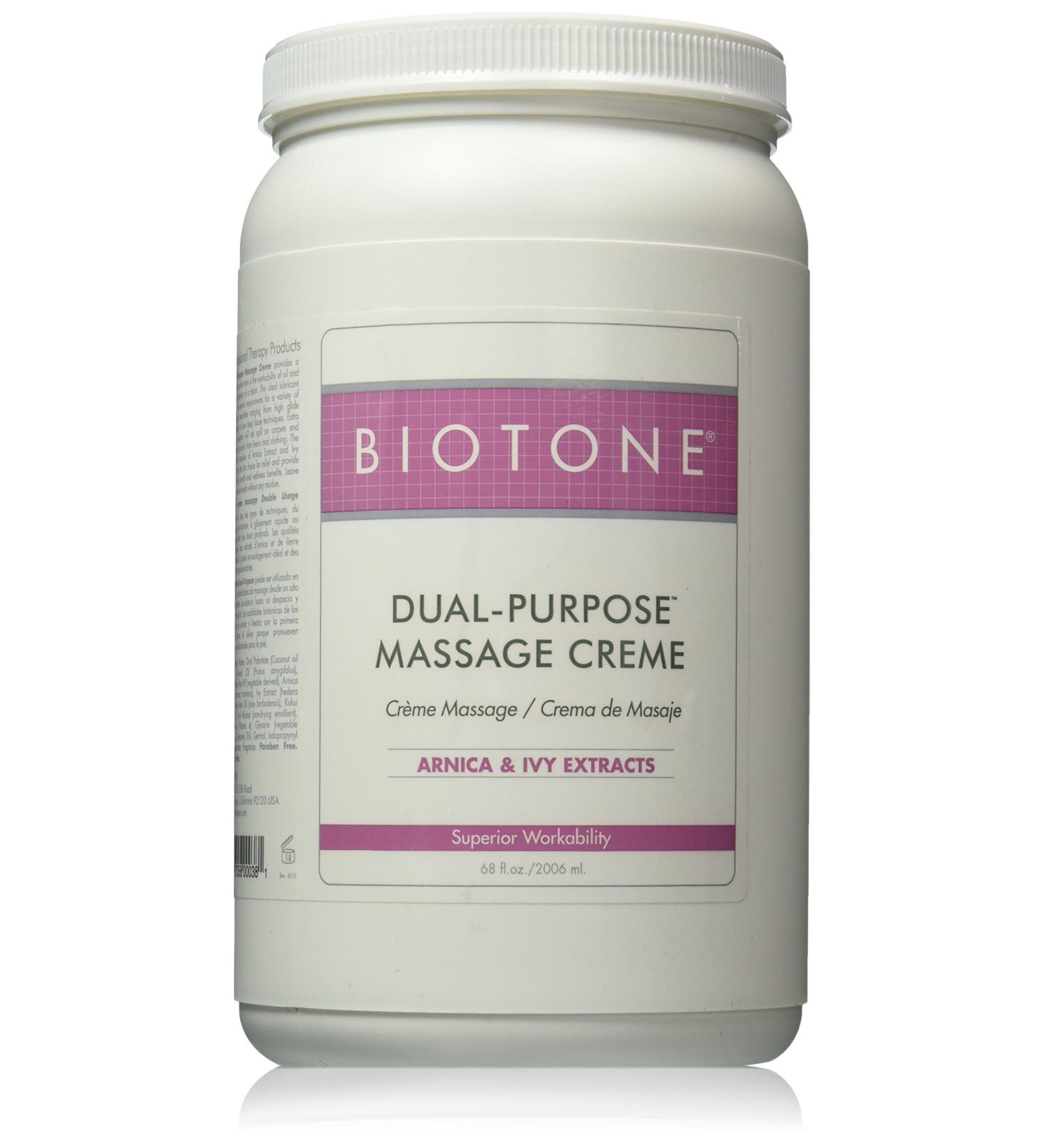 Biotone Dual-Purpose Massage Creme, 68 Ounce