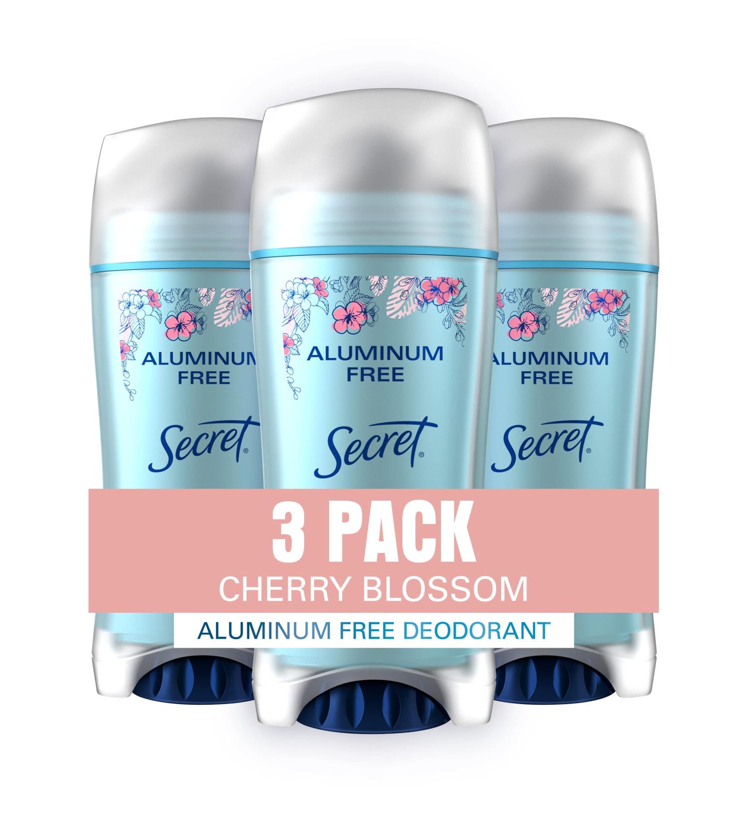 Cherry Blossom Deodorant for Women - Aluminum Free 2.4 oz (Pack of 3) - Buy Online on GoSupps.com