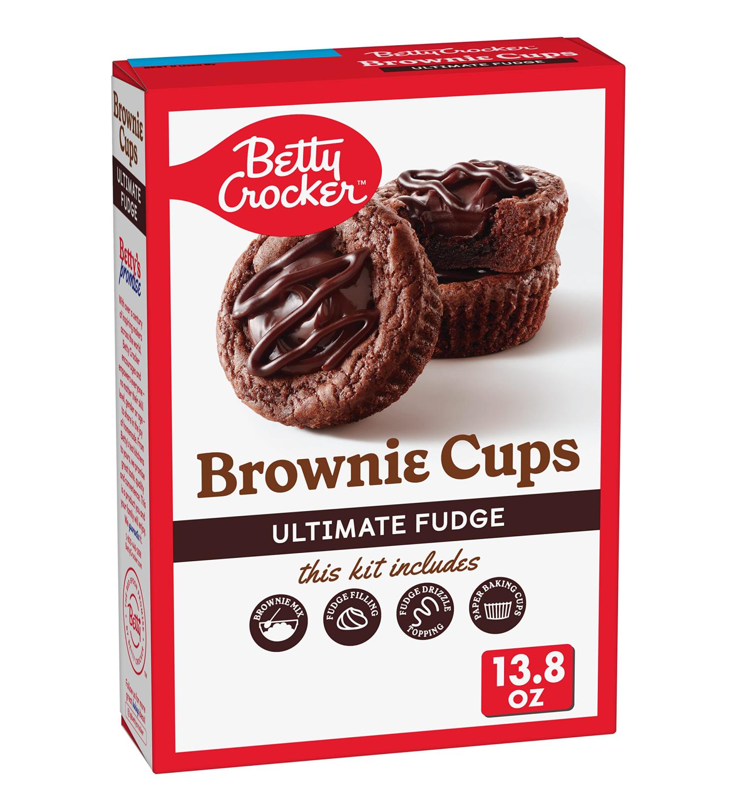 Betty Crocker Ultimate Fudge Brownie Cups Baking Mix - 13.8 oz - Buy Online on GoSupps.com