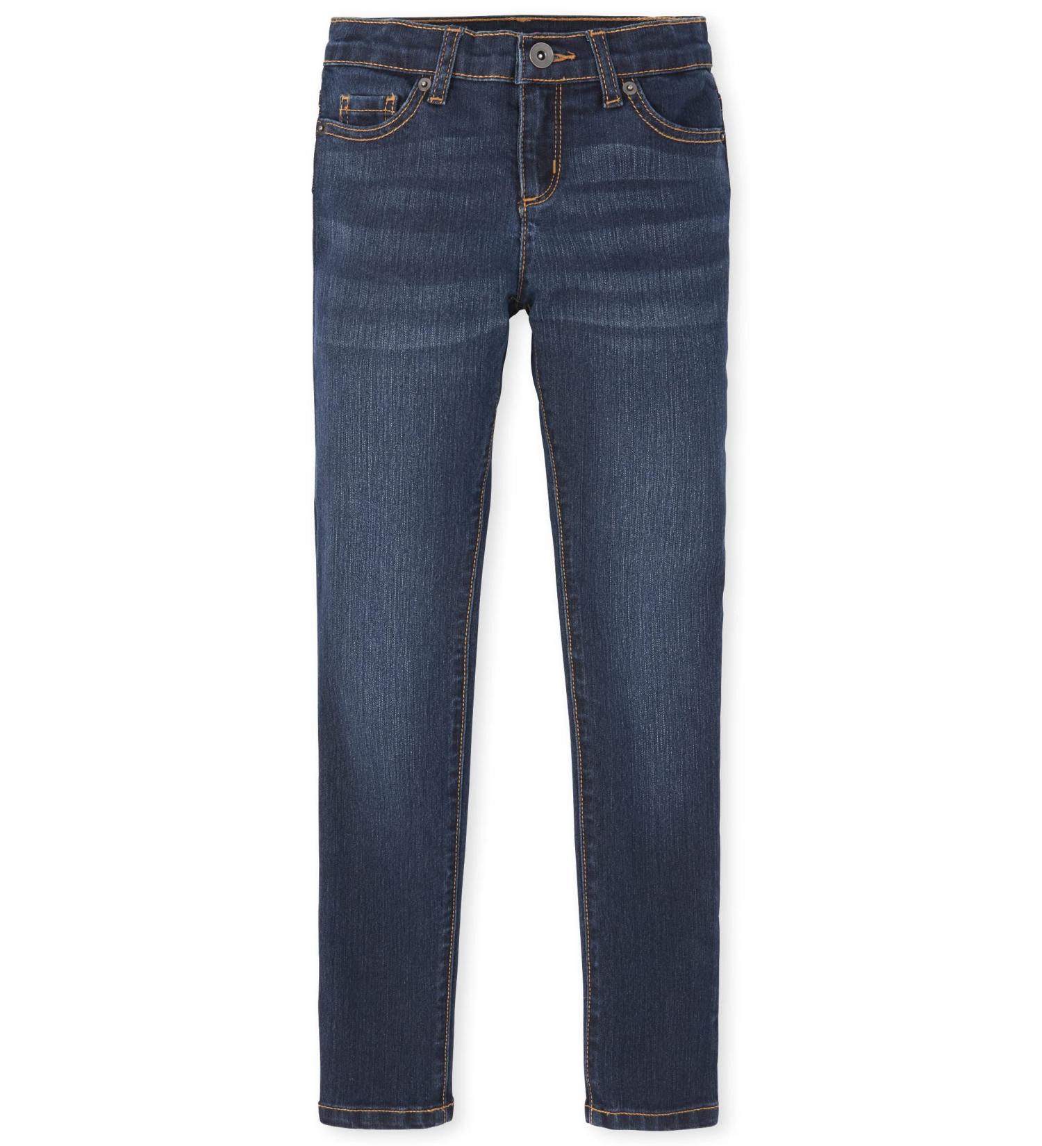 Boys Stretch Straight Jeans 16 - Dark Twilight Wash | The Children's Place - Buy Online on GoSupps.com