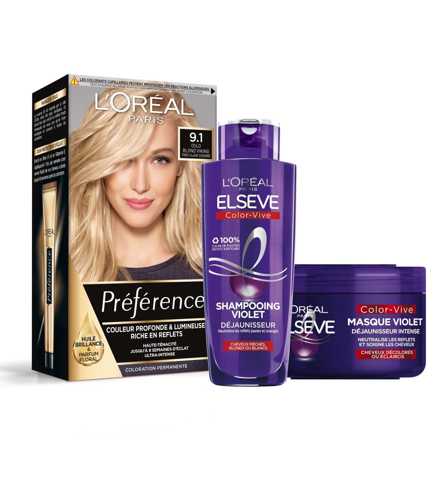 L Or al Paris | L'Or al Paris Preference The Blonde Hair Color Routine 9.1 - Oslo