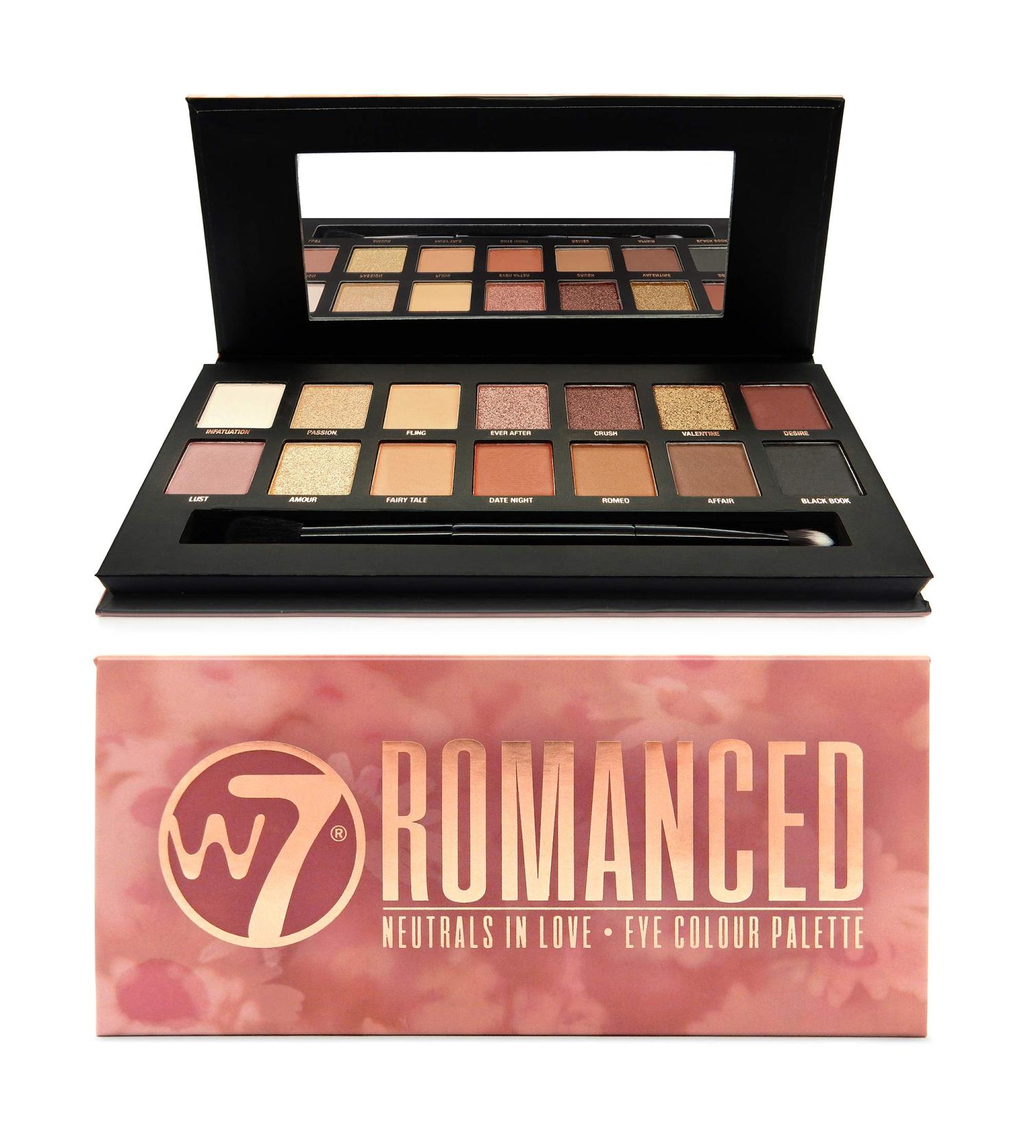 W7 Romanced Neutrals Eye Colour Palette - 11 Shades for Stunning Looks - Buy Online on GoSupps.com