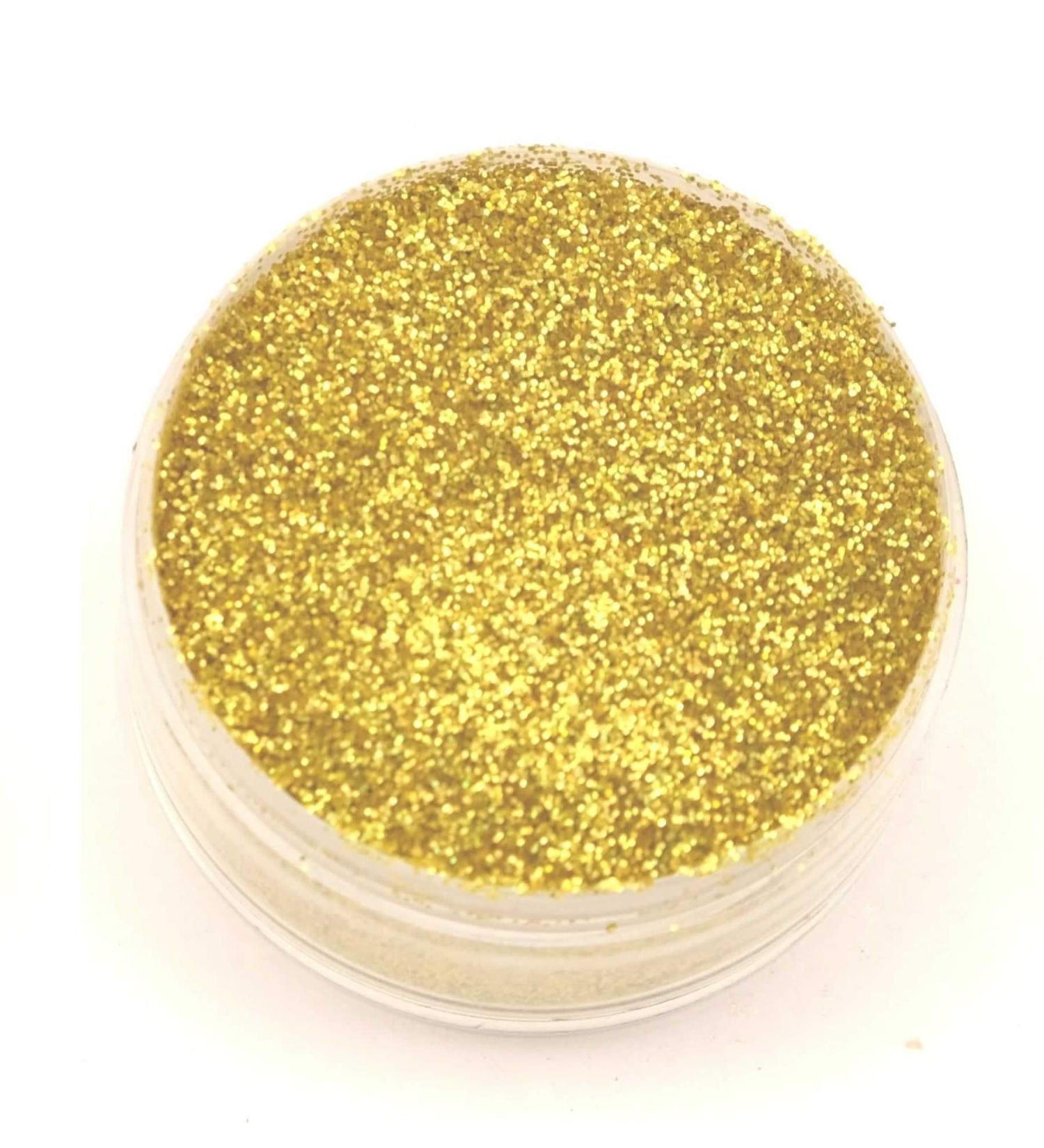Barco Hologram Glitter (5 grams each container) for Cakes, Cupcakes, Waffles. Decorations. (Gold)