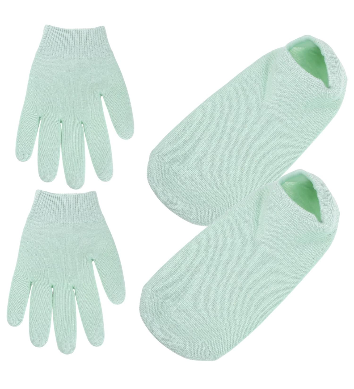  POPETPOP POPETPOP Moisturizing Socks for Women and Men Pack of 4 Gel Socks for Dry Hands and Feet Random Color - Buy Online on GoSupps.com