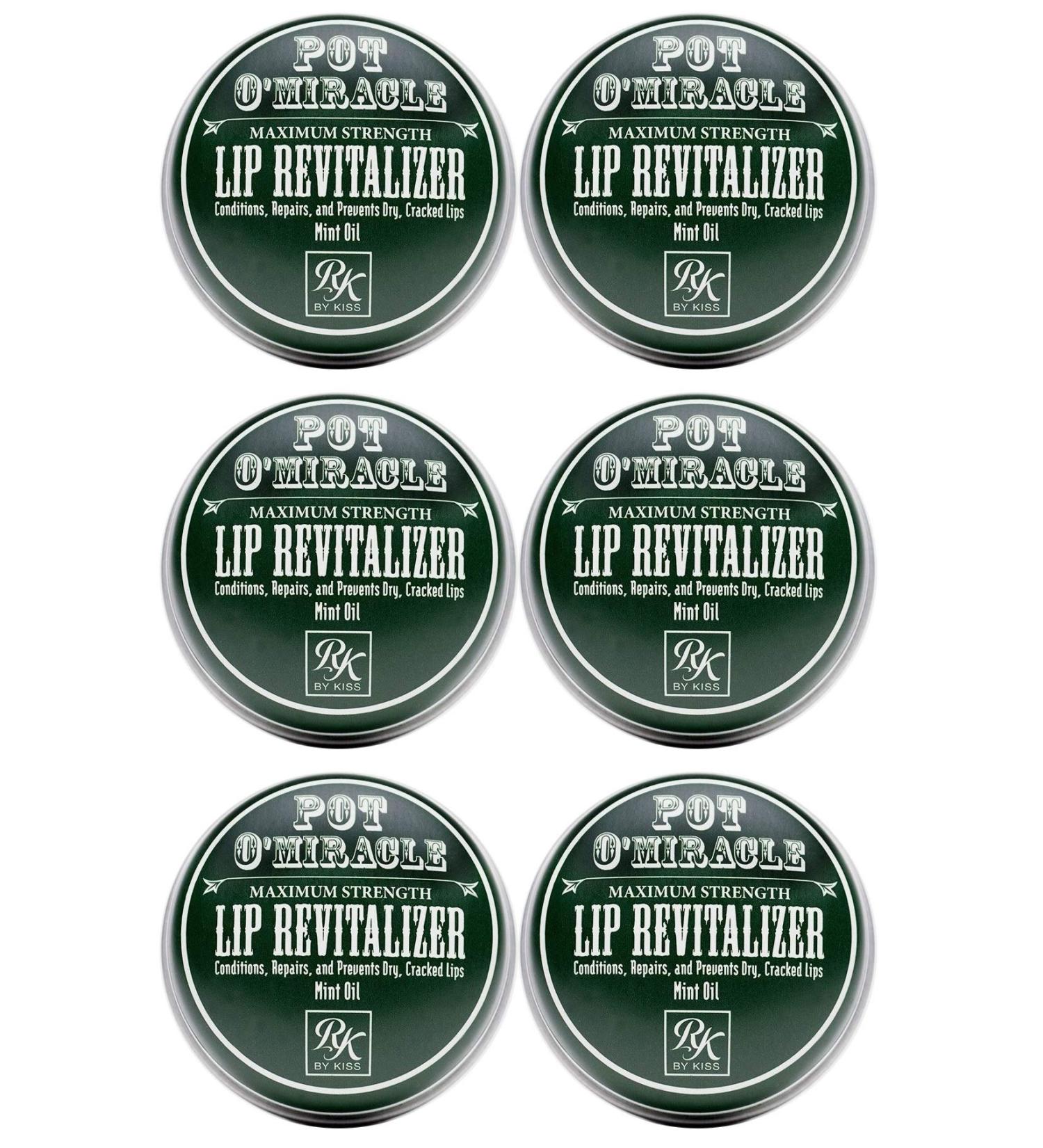 Ruby Kisses Mint Pot O' Miracle Lip Balm - 6 Pack - Buy Online on GoSupps.com