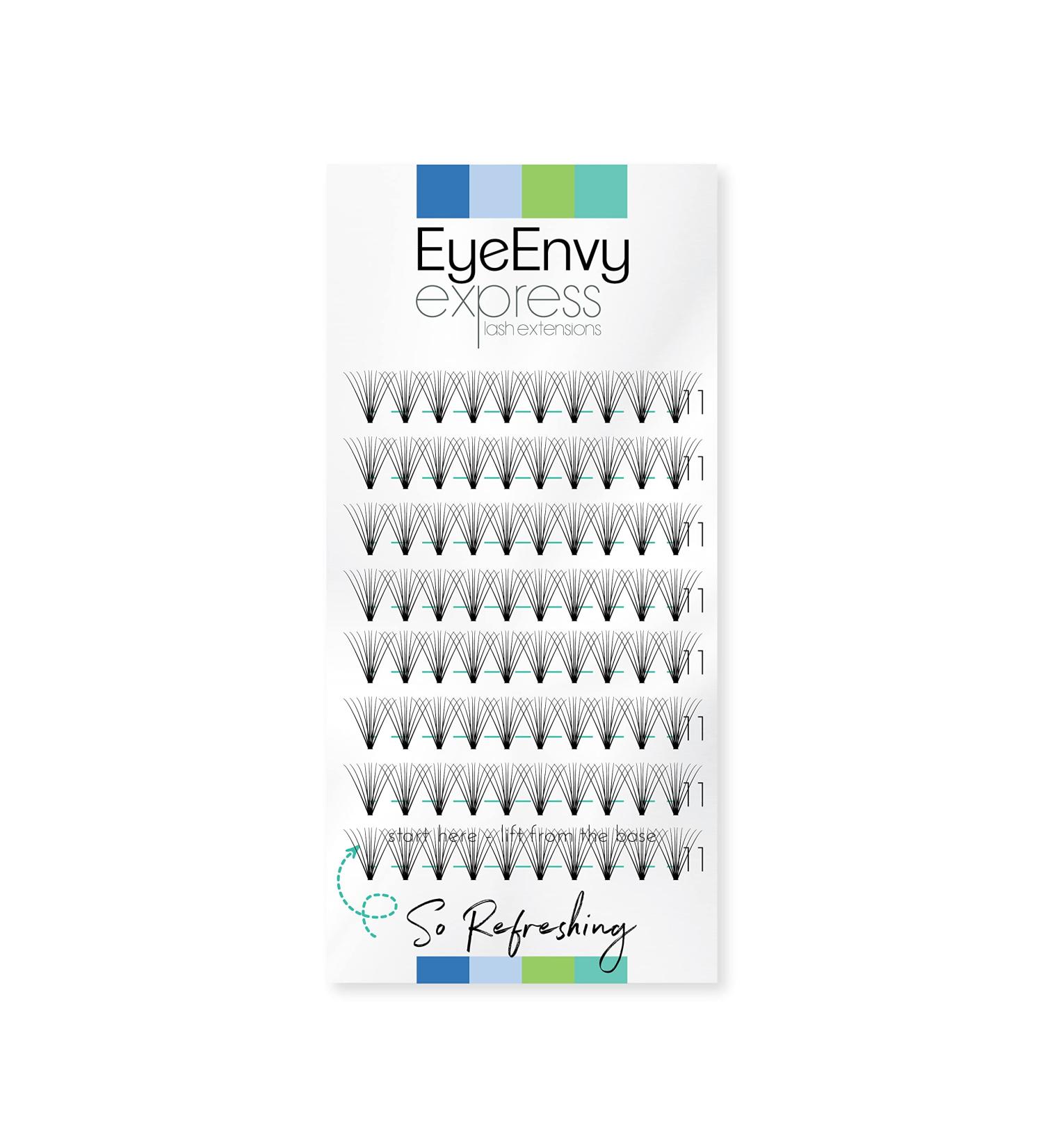 EyeEnvy Express Lash Extensions So Refreshing Faux Mink Individual Cluster Eyelashes -11 mm - Buy Online on GoSupps.com