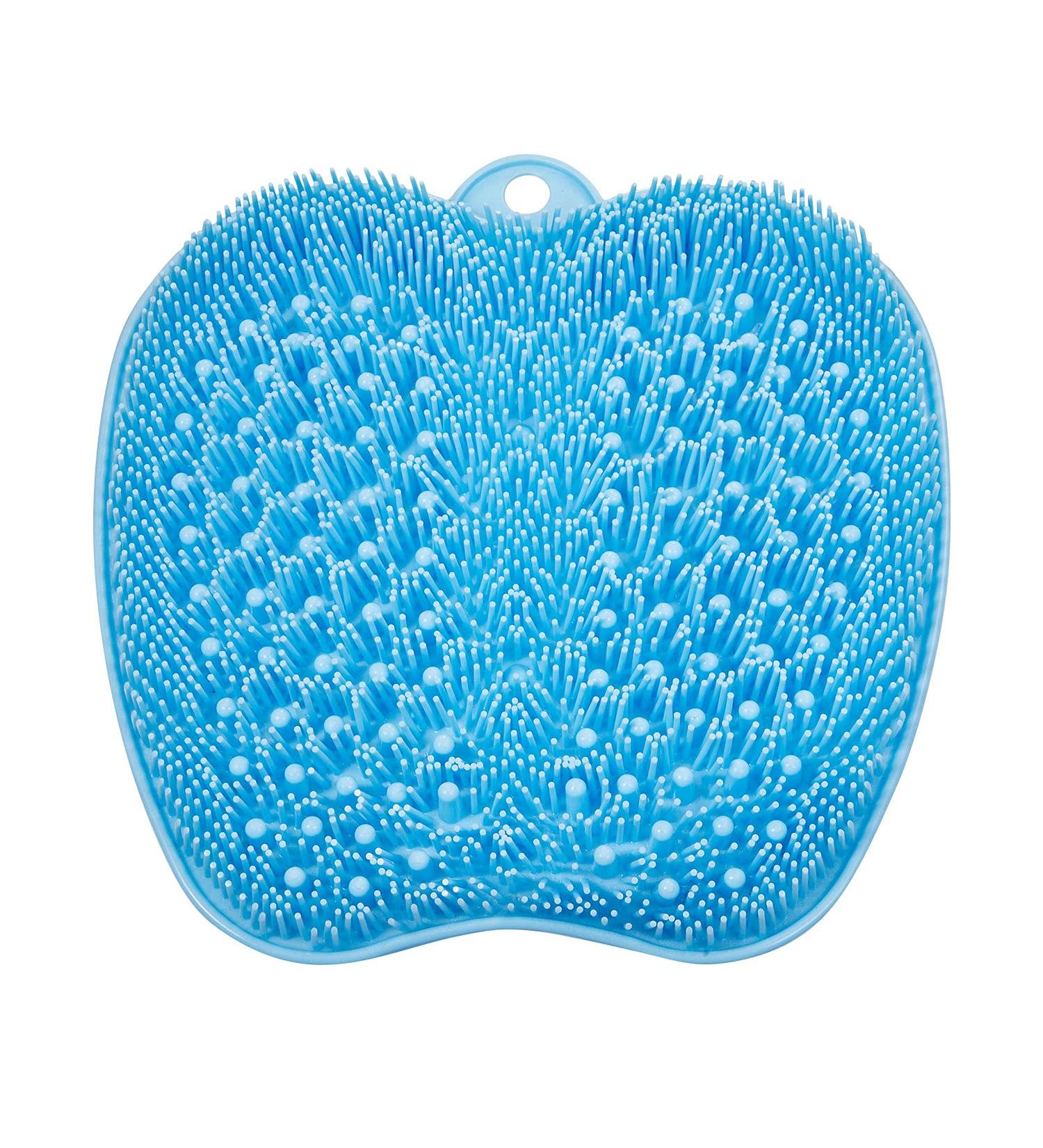 BESKAR Foot Scrubber XL with Non-Slip Suction Cups - Shower Mat for Cleansing, Exfoliating, and Massaging Feet - Improve Circulation and Soothe Achy Feet - Buy Online on GoSupps.com