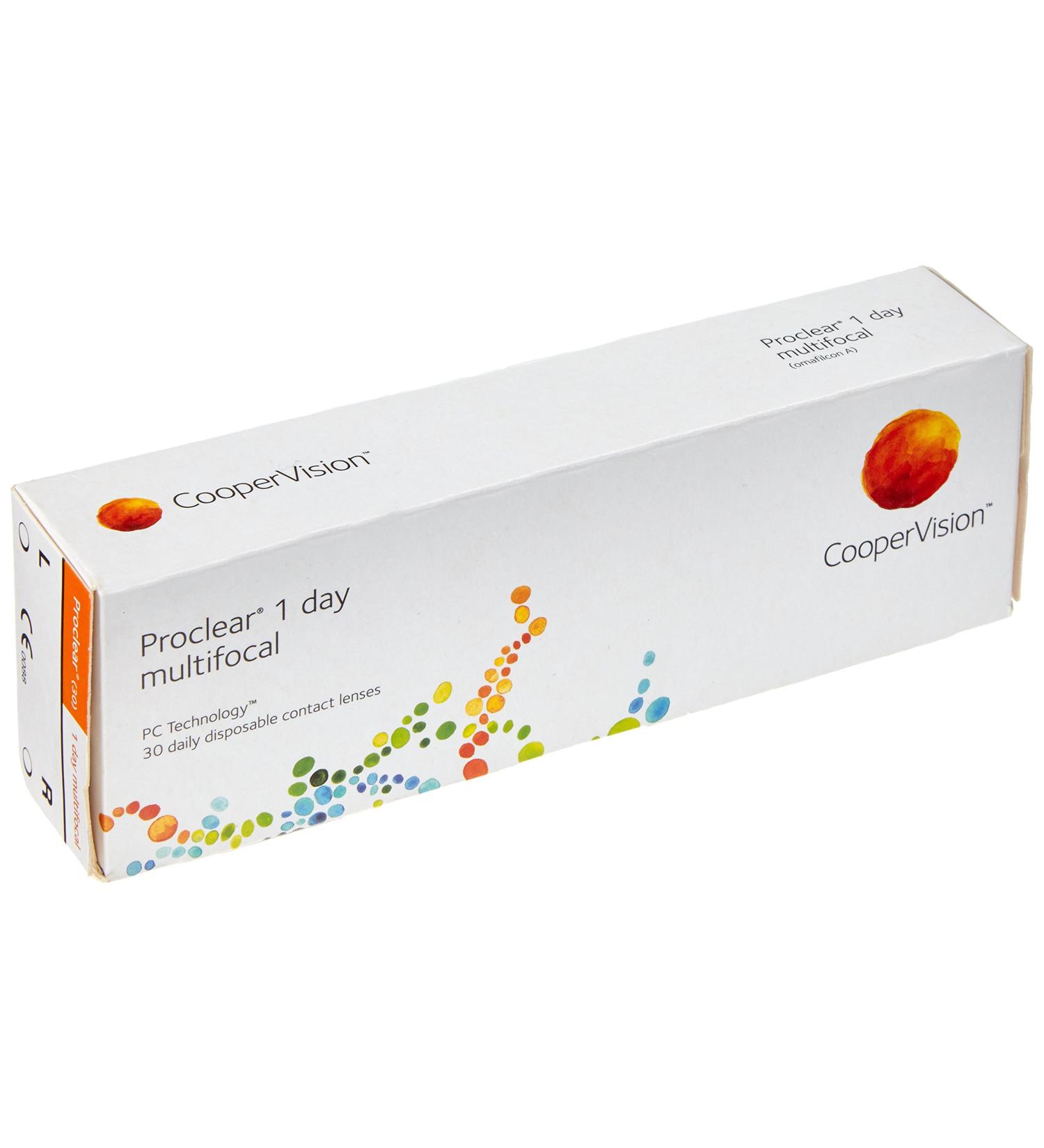 Proclear 1-Day Multifocal Soft Contact Lenses - 30 Pack | BC 8.70 mm DIA 14.20 ADD Med -3.00 Diopters | International Shipping Available - Buy Online on GoSupps.com