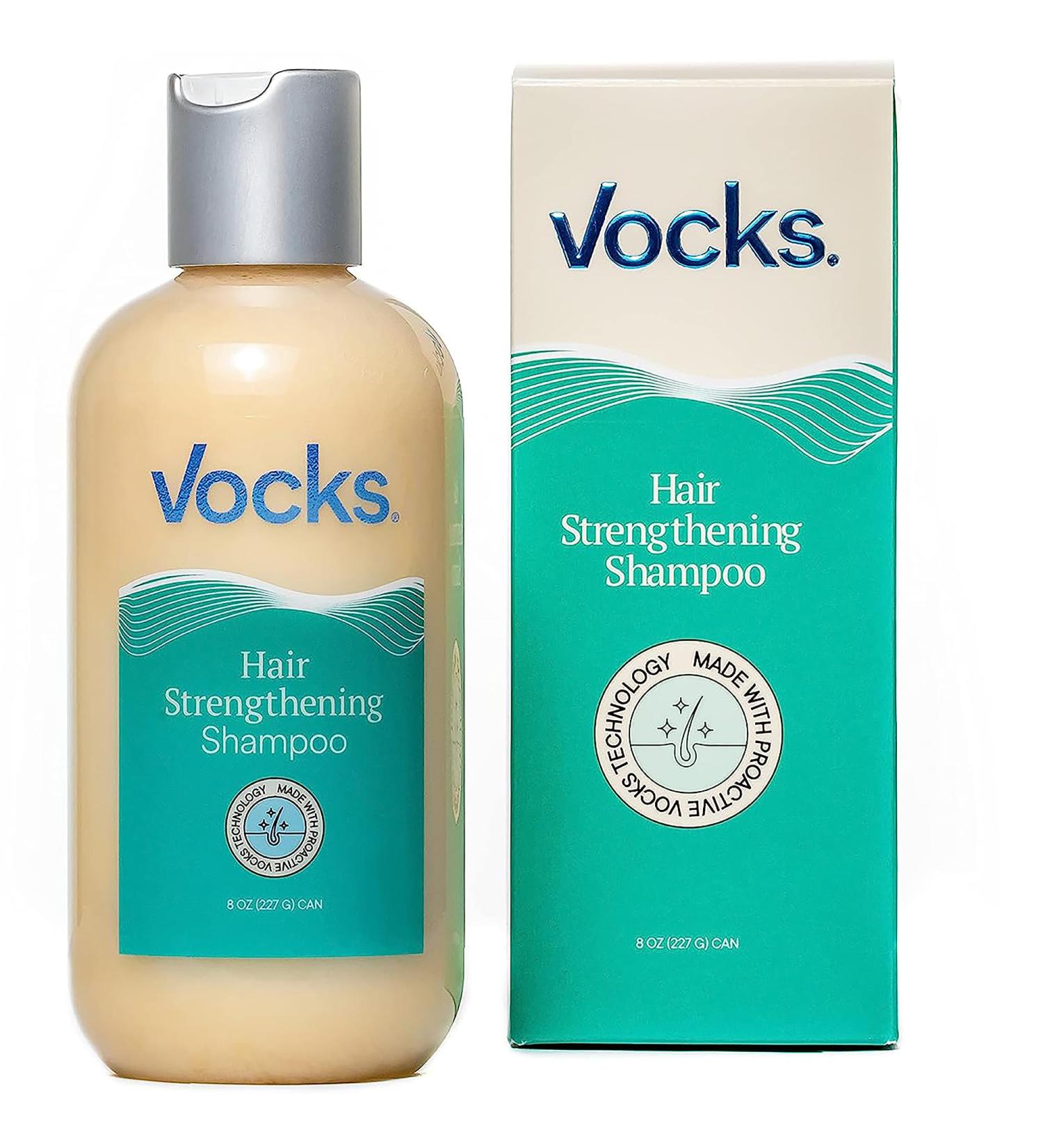 VOCKS Anti-Hair Loss Shampoo - DHT Blocker for Thinning Hair - Biotin Caffeine & Keratin for Men & Women - 8.5 oz - All Hair Types - Buy Online on GoSupps.com