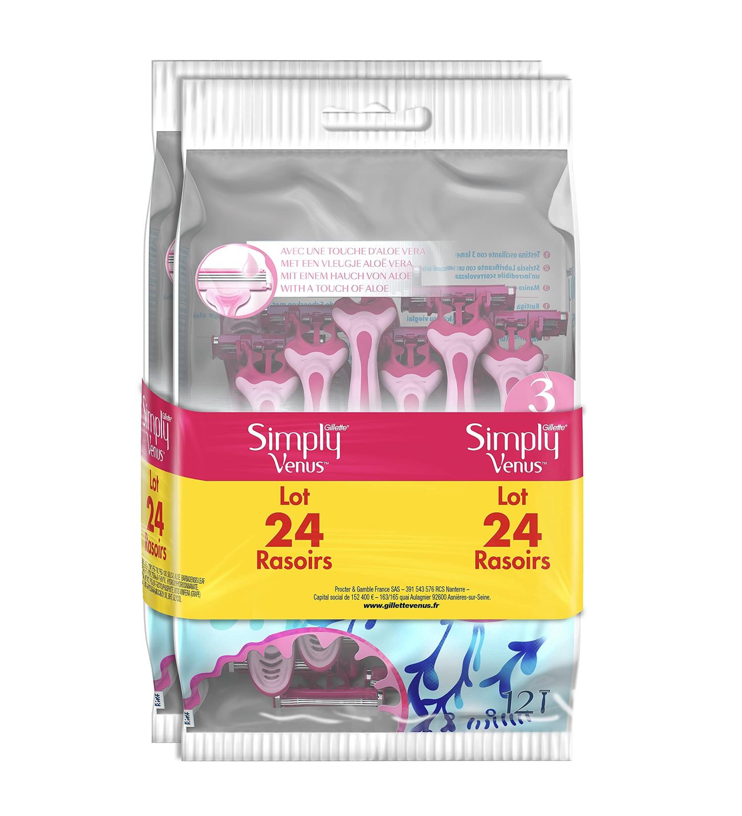 Gillette Venus Simply Venus 3 disposable razors for women