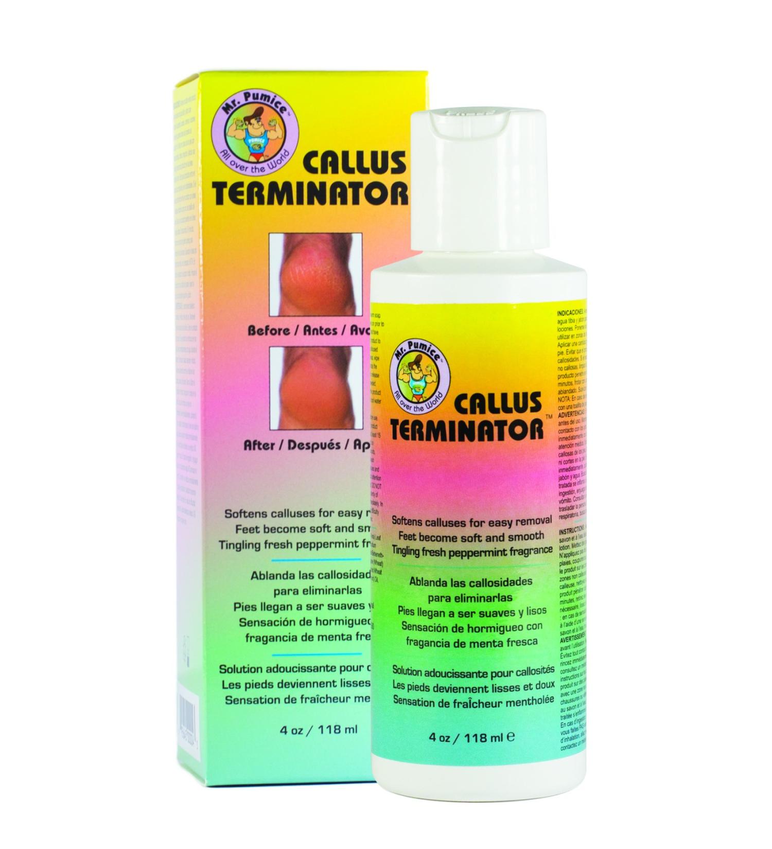 Mr. Pumice Callus Terminator 4oz - Professional Foot Care Solution - Buy Online on GoSupps.com