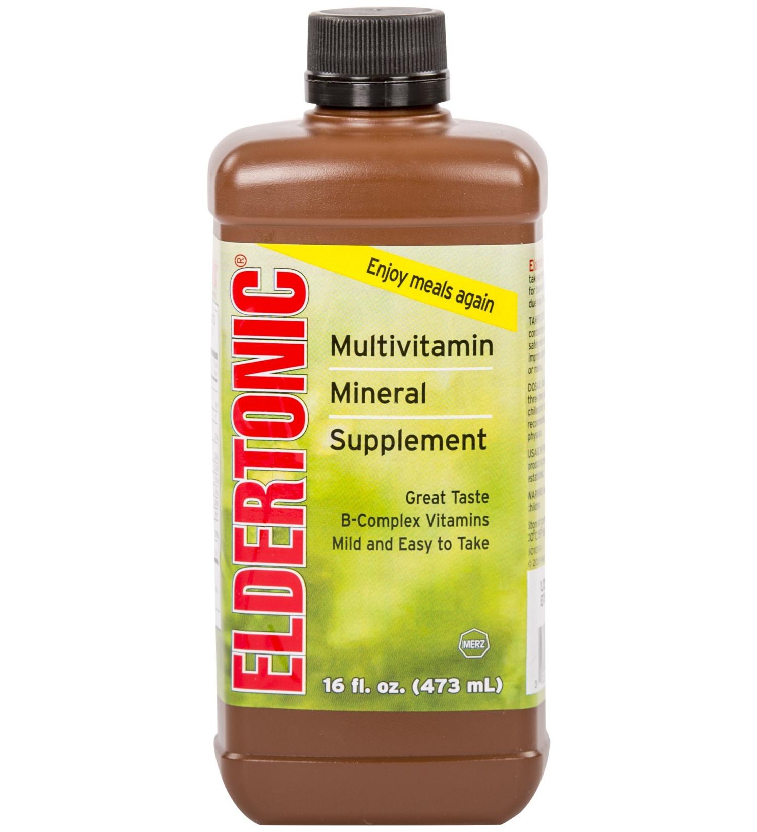 Eldertonic Multivitamin 16oz - Complete Daily Nutrition for Seniors - Buy Online on GoSupps.com