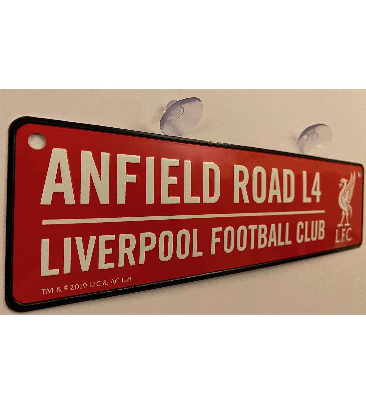 Liverpool FC Mini Street Sign | Official Merchandise | Red | International Shipping - Buy Online on GoSupps.com