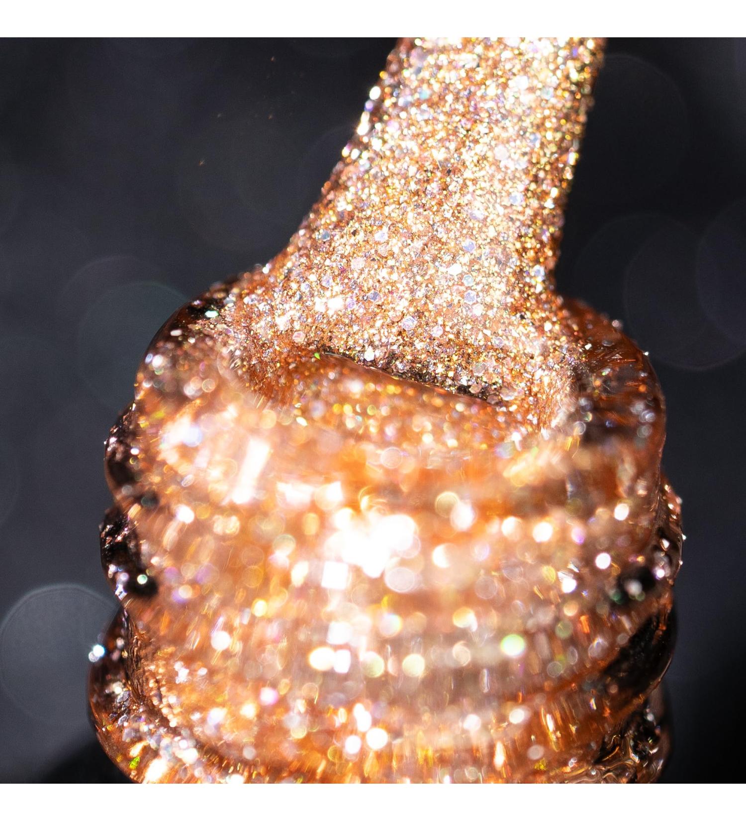 Burano Reflective Gel Nail Polish - 7.3ml UV Sparkly Glitter Gel for Summer & Autumn | Holographic Diamond Shine - Buy Online on GoSupps.com