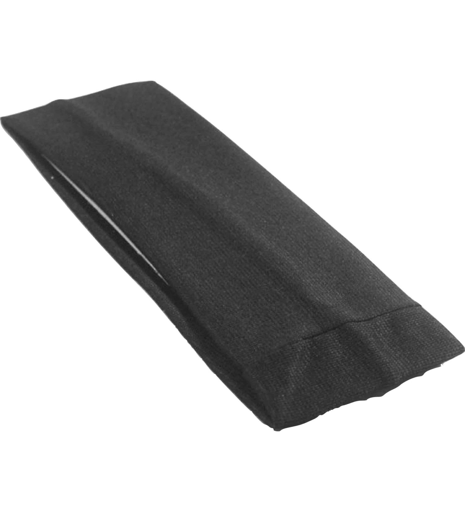 Headband - Wide ( 9.5cm) black hair fashion stretch fabric kylie band head band