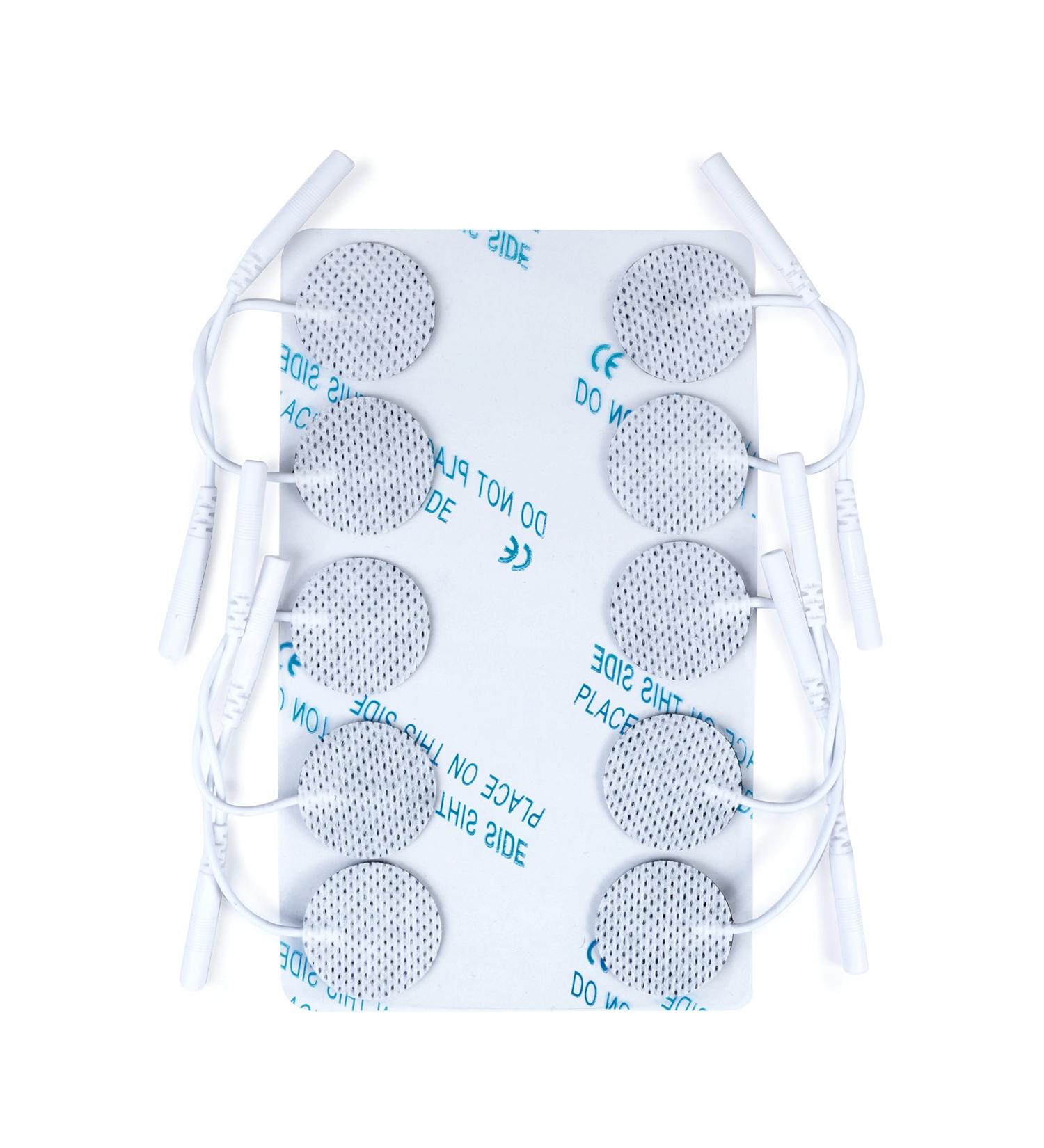 TensCare 25mm Circular TENS/EMS Re-usable Electrode Pads Total 10 (Eligible for VAT relief in the UK)