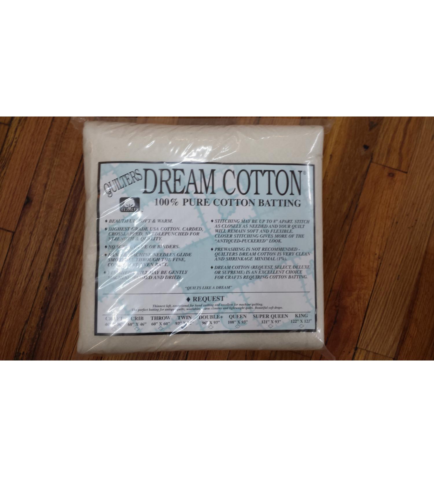 Quilter's Dream Natural Cotton Batting Request Loft Twin