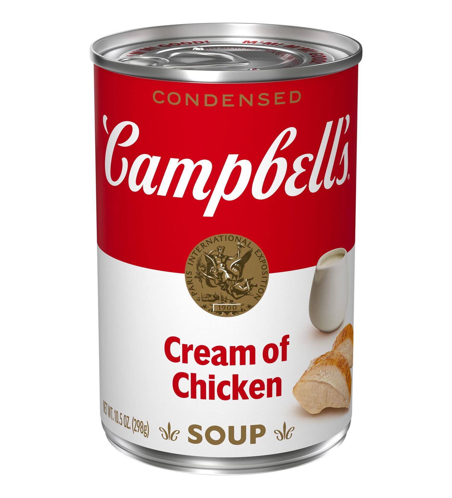 Campbell's Condensed Cream of Chicken Soup 10.5oz Can | Rich & Creamy Flavor - Buy Online on GoSupps.com