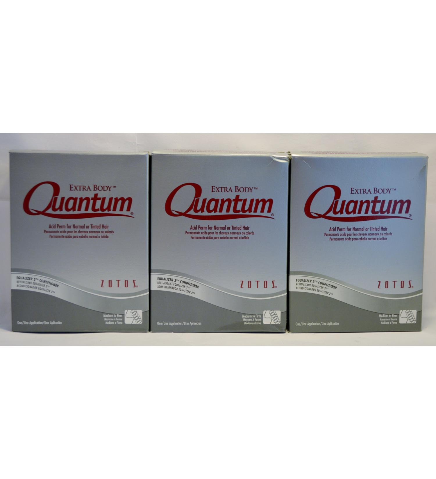Quantum Extra Body Acid Perm for Normal or Tinted Hair (3 Pack)
