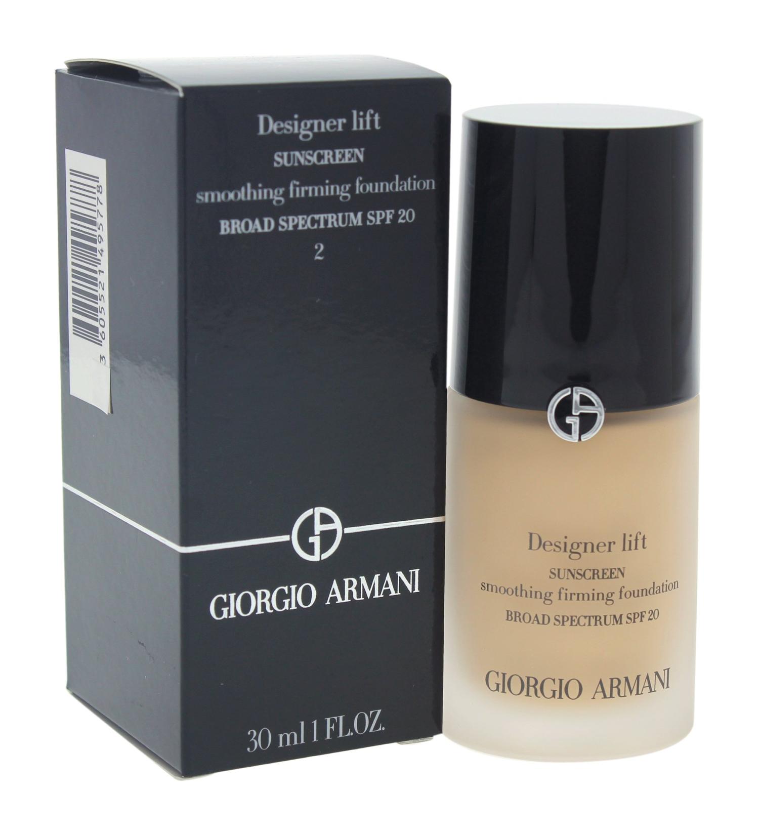 Giorgio Armani Designer Lift Smoothing Firming Foundation SPF 20  2 Light Warm