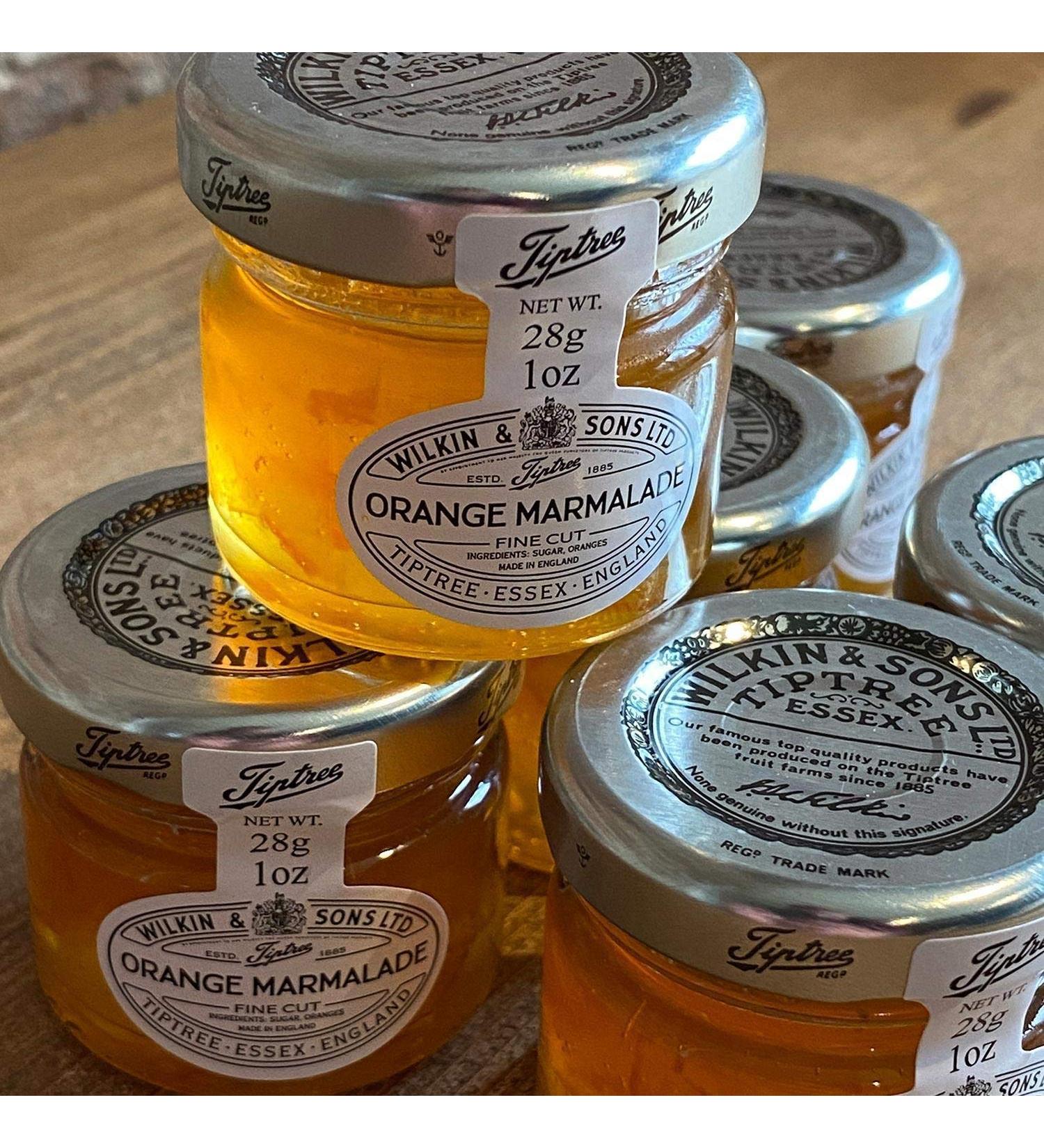 Wilkin & Sons Ltd Wilkin & Sons Tiptree 28g Mini Orange Fine Jam Jars (Pack of 24) - Buy Online on GoSupps.com