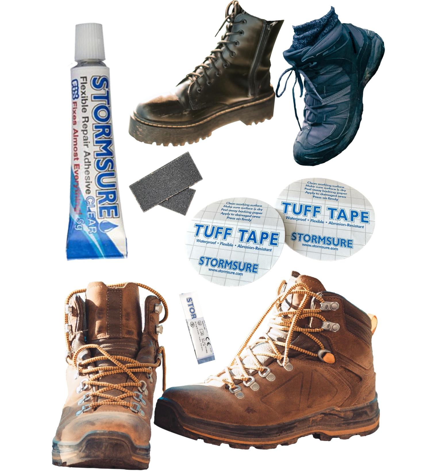 Stormsure Hiking Boot Shoes Repair Kit - Industry Boot glue PU Adhesive Waterproof Permanent Durable Flexible Transparent - Buy Online on GoSupps.com