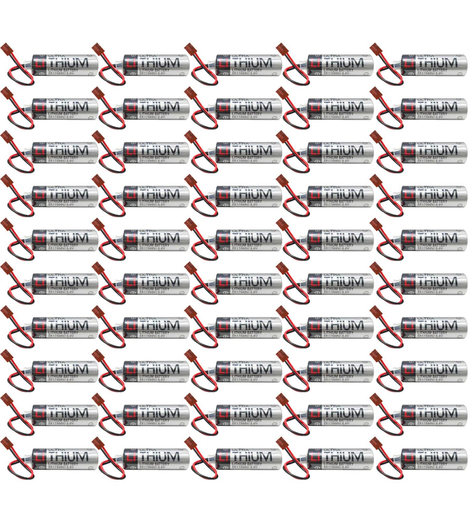 WELLVEUS 50 Pack ER6VCT 3.6V 2000mAh Battery with JAE Plug - Compatible with OTC ER6BWK67PT and ER6V/3.6V - International Shipping Available - Buy Online on GoSupps.com