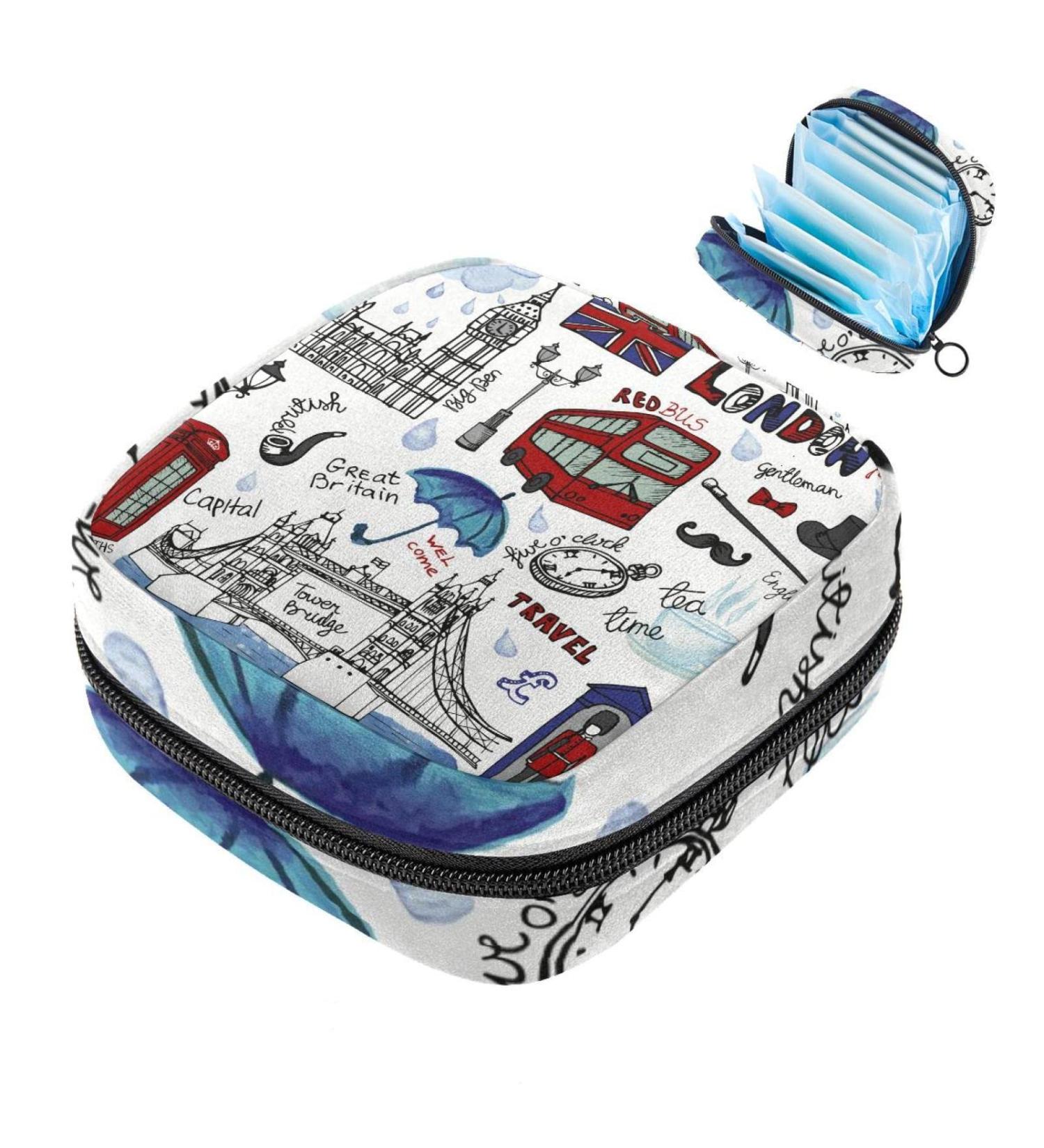 Portable Period Pocket Bag for Women & Teens - Stylish Menstrual Cup Storage | Importance in London - Buy Online on GoSupps.com