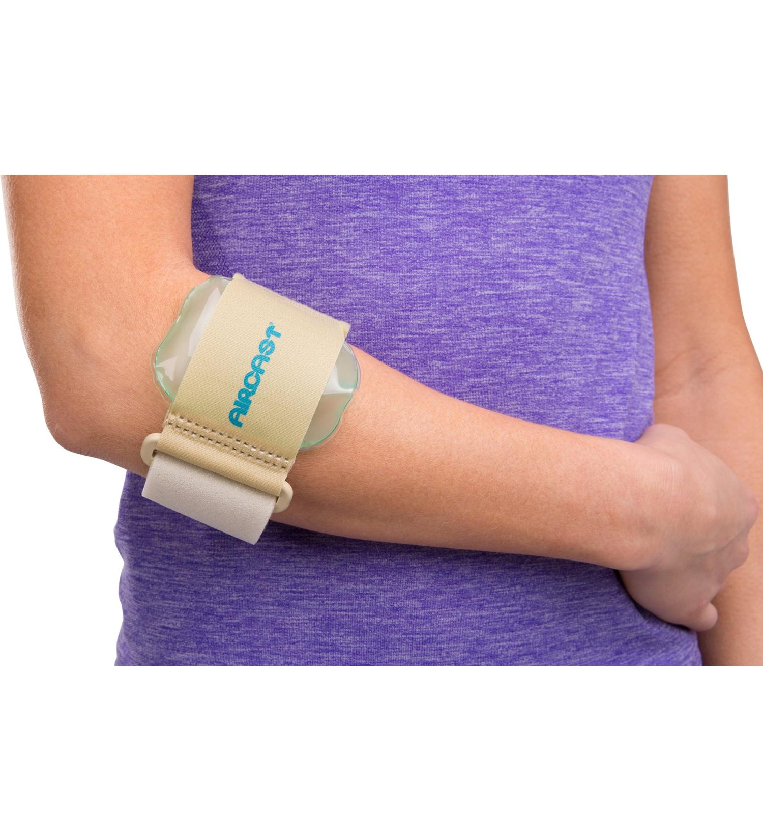 Buy Aircast Pneumatic Armband Tennis & Golfers Elbow Support Strap | Beige | Fast International Shipping - Buy Online on GoSupps.com