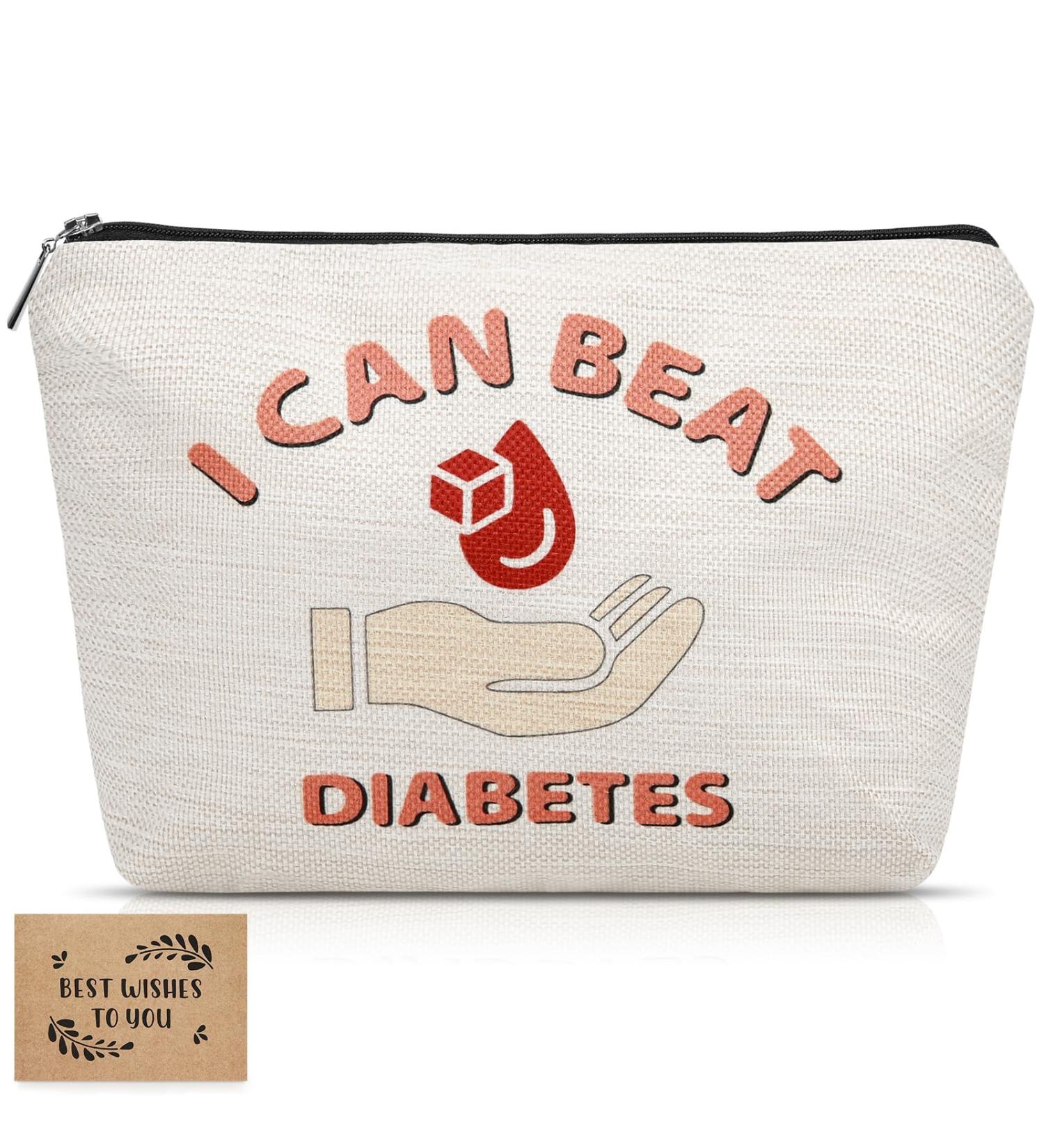 2024 Diabetic Supply Gifts - Christmas Diabetes Bag for Type 1 & 2 | Warm & Encouraging Travel Organizer - Buy Online on GoSupps.com