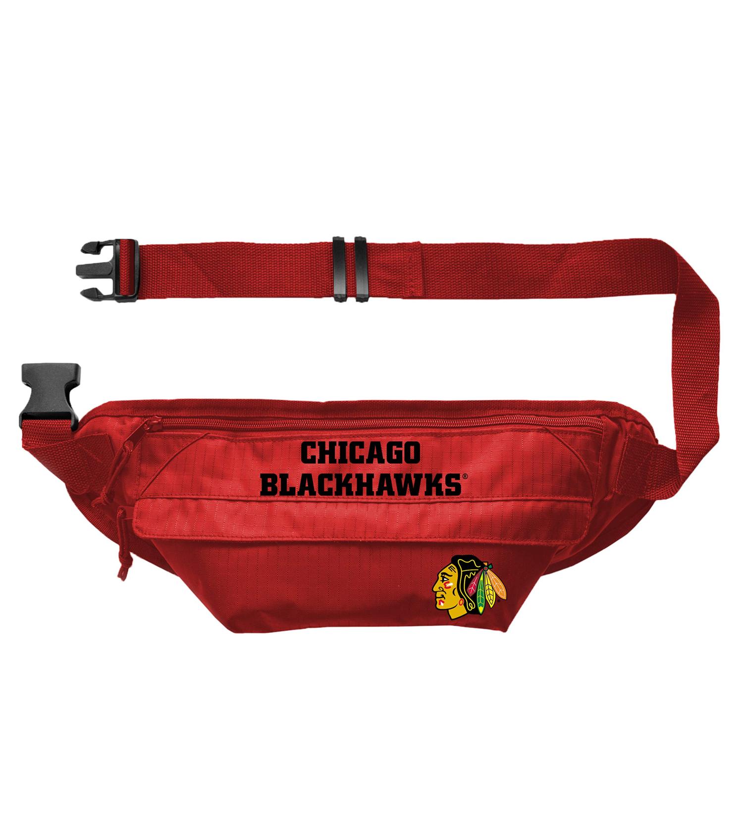 Chicago Blackhawks NHL Large Fanny Pack - Team Color Unisex Design | Littlearth - One Size - Buy Online on GoSupps.com