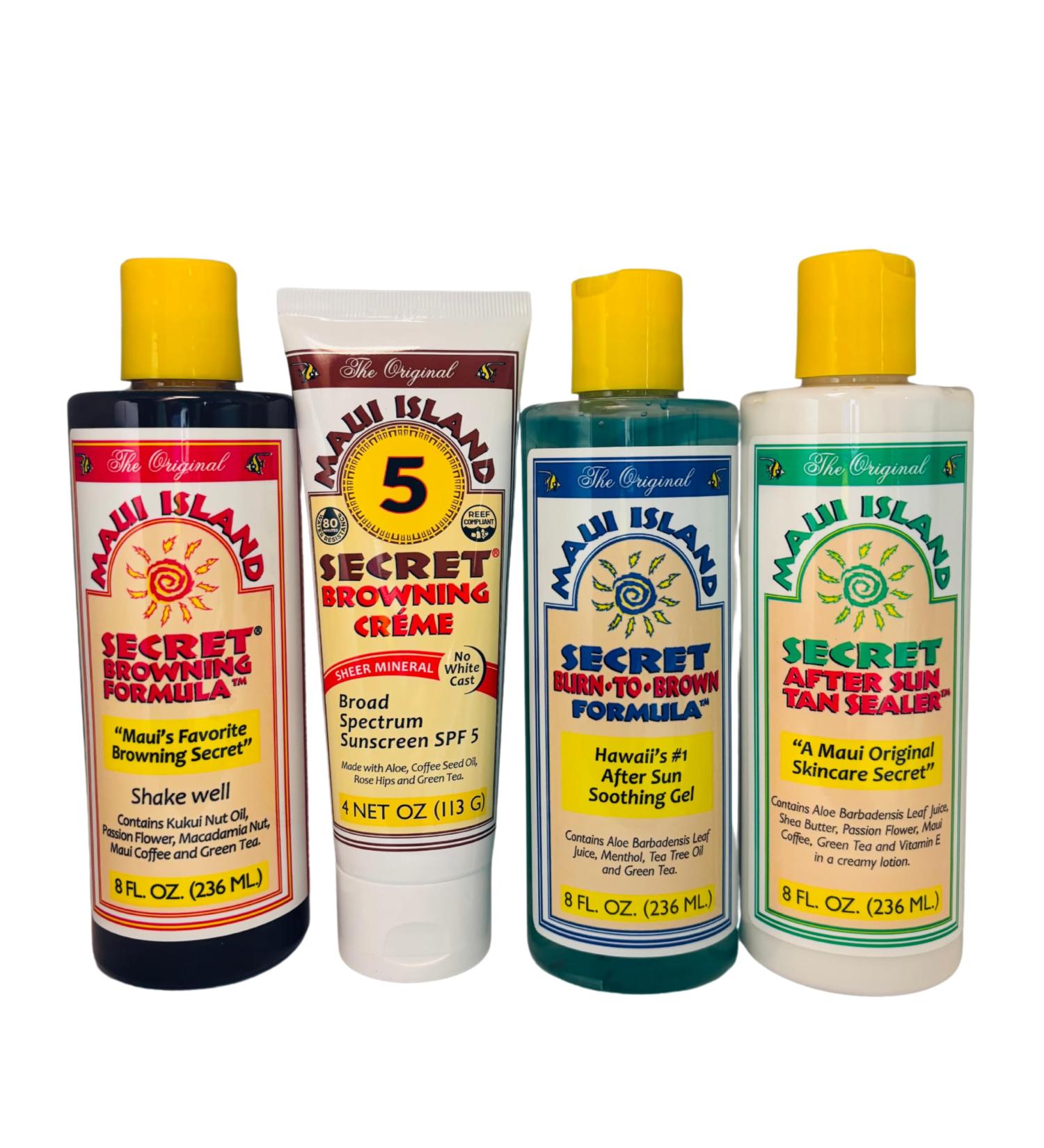 Maui Island Secret Original Formula Tanning Kit - Buy Online on GoSupps.com