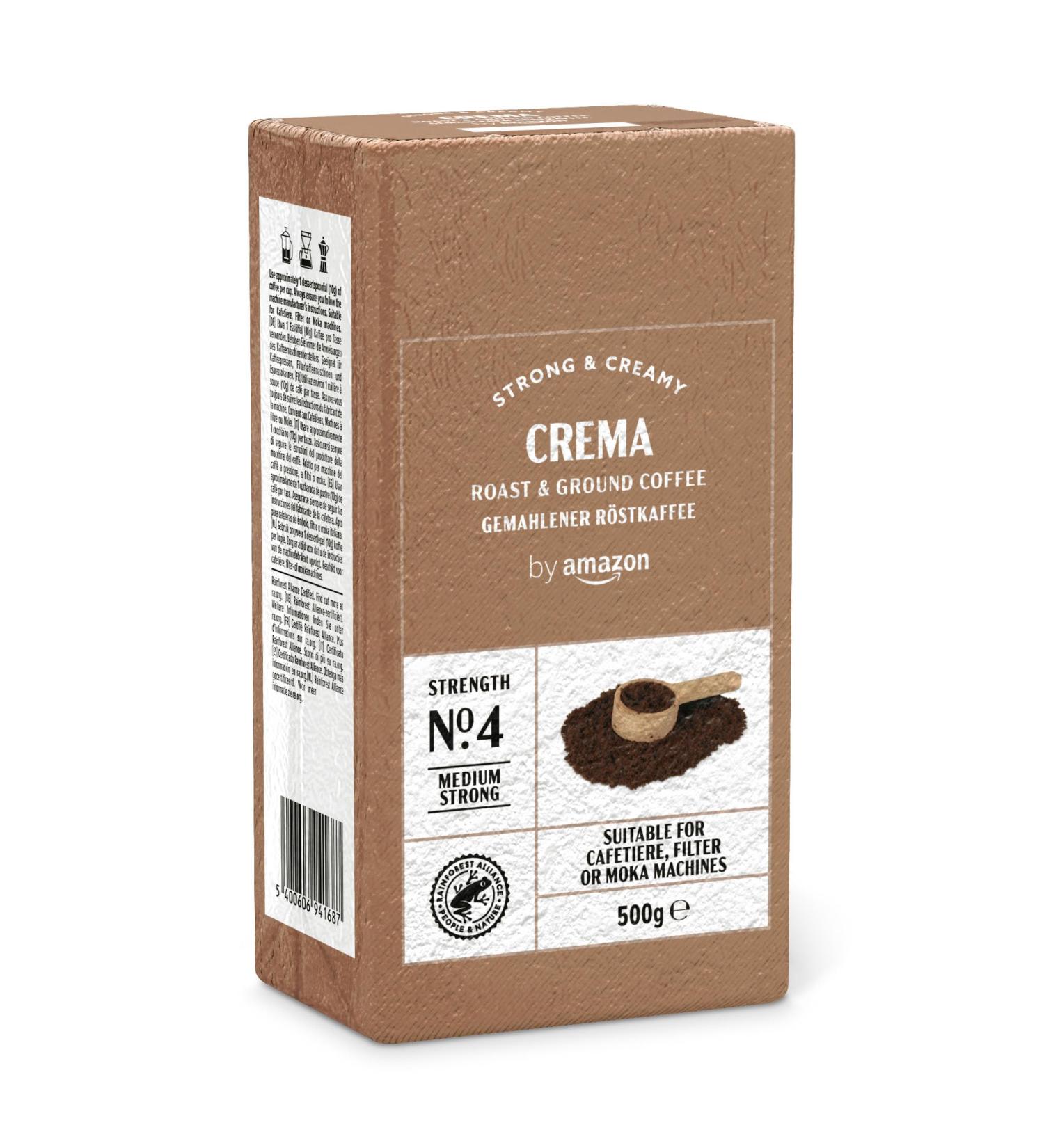 by Amazon Classic Roast Ground Coffee, 500g