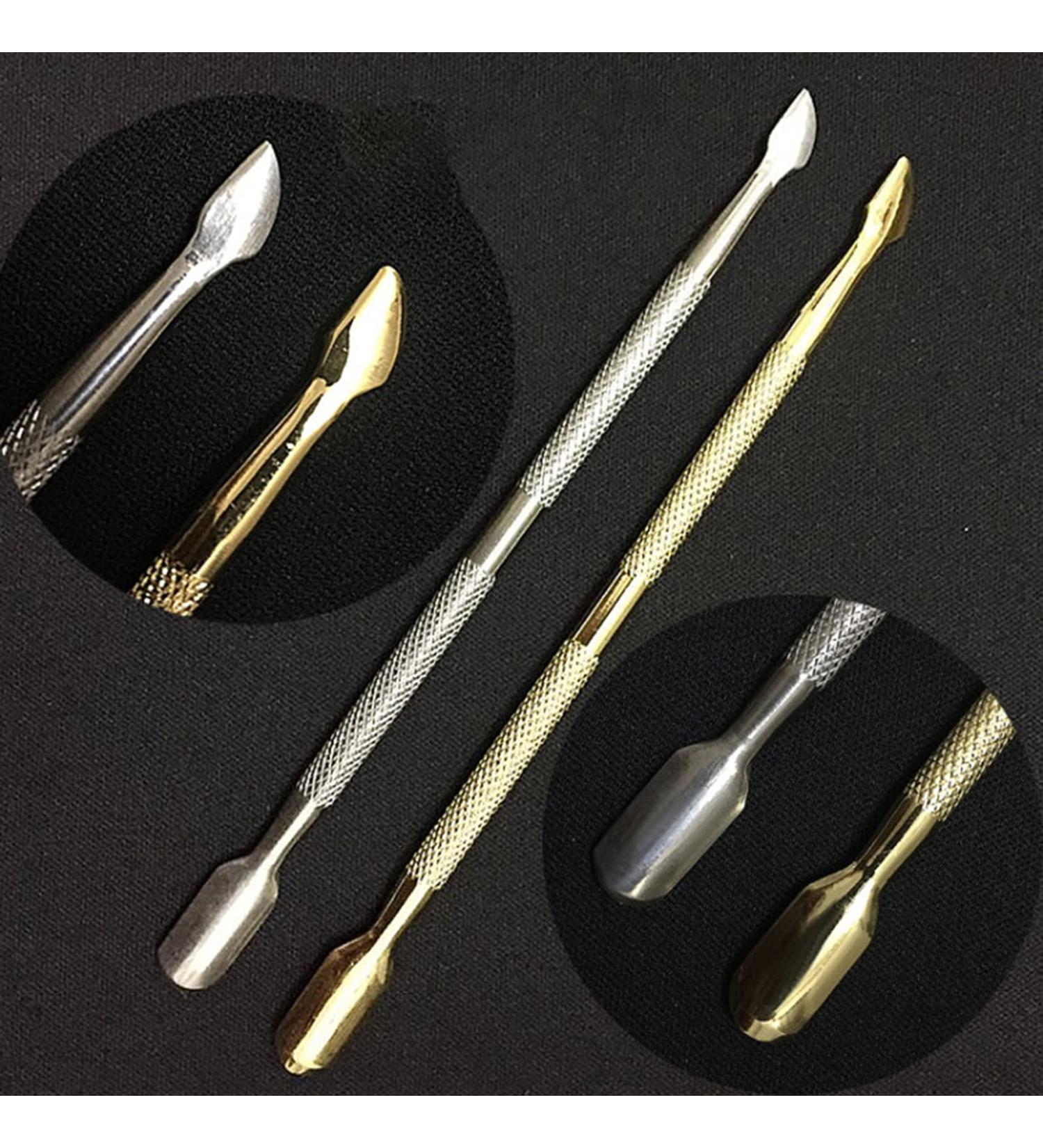 adonpshy Nail Pusher Anti-Slip Nail Dead Skin Remover Double Side for Home Silver - Buy Online on GoSupps.com