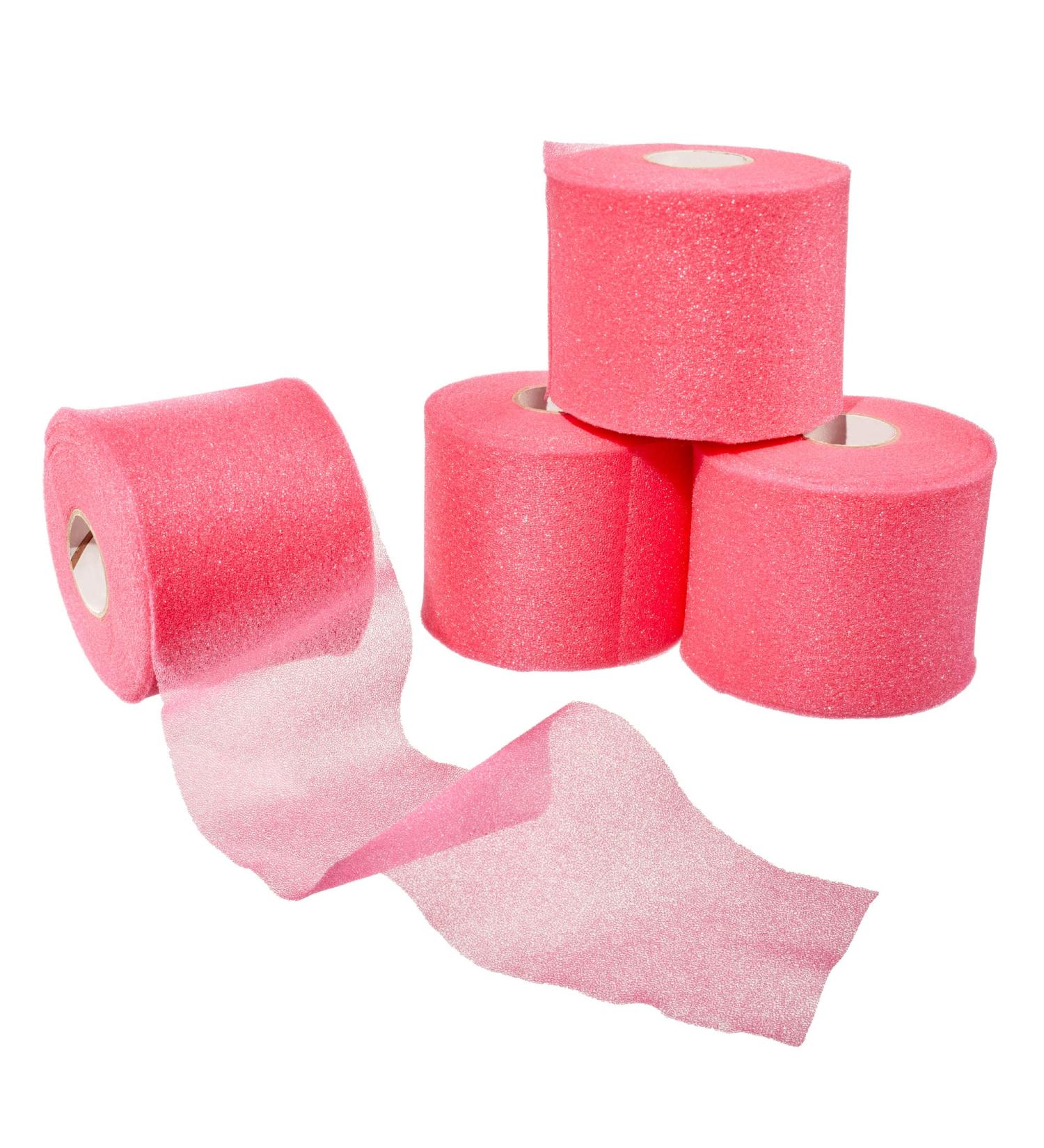 Green Sky Athletic Foam Underwrap - 4 Rolls Pink for Hair Ankles & Sports | International Shipping - Buy Online on GoSupps.com